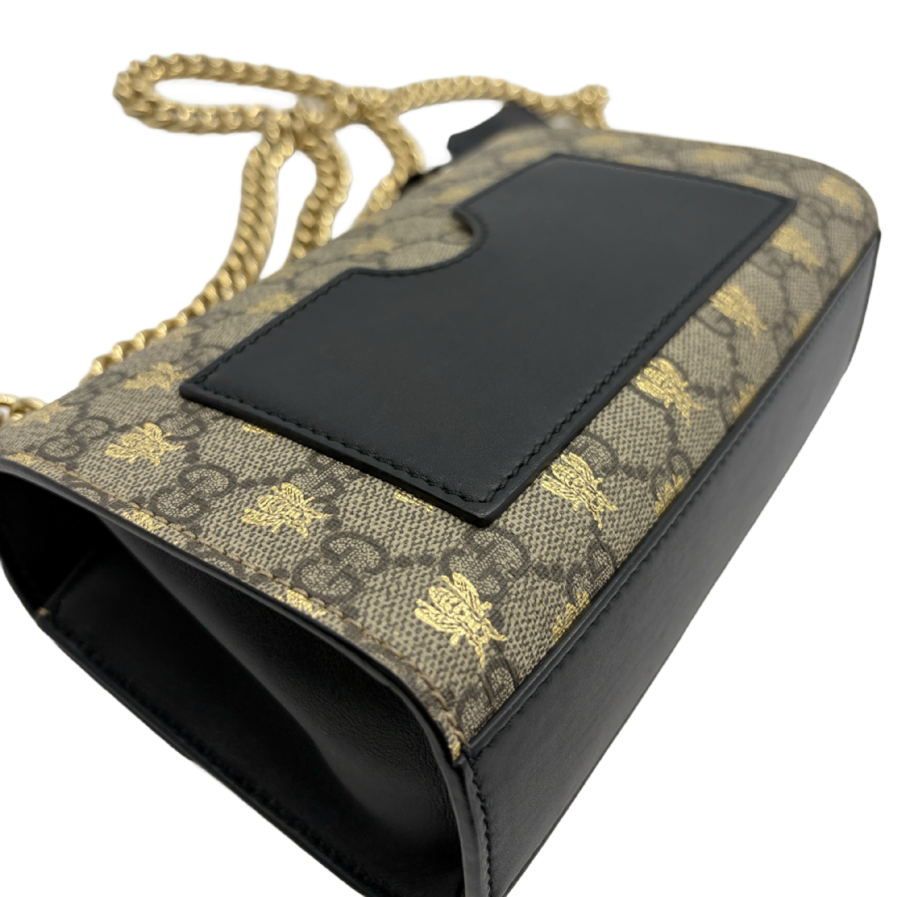 GG Supreme Bee Padlock Shoulder Bag — view 8