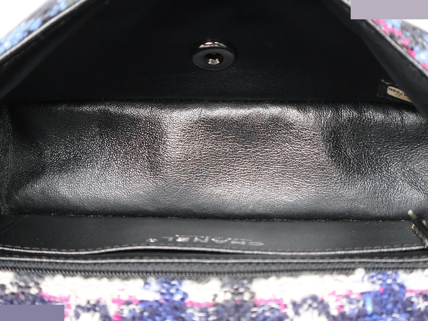 Mini Matelassé 20 Tweed Chain Shoulder Bag — view 12