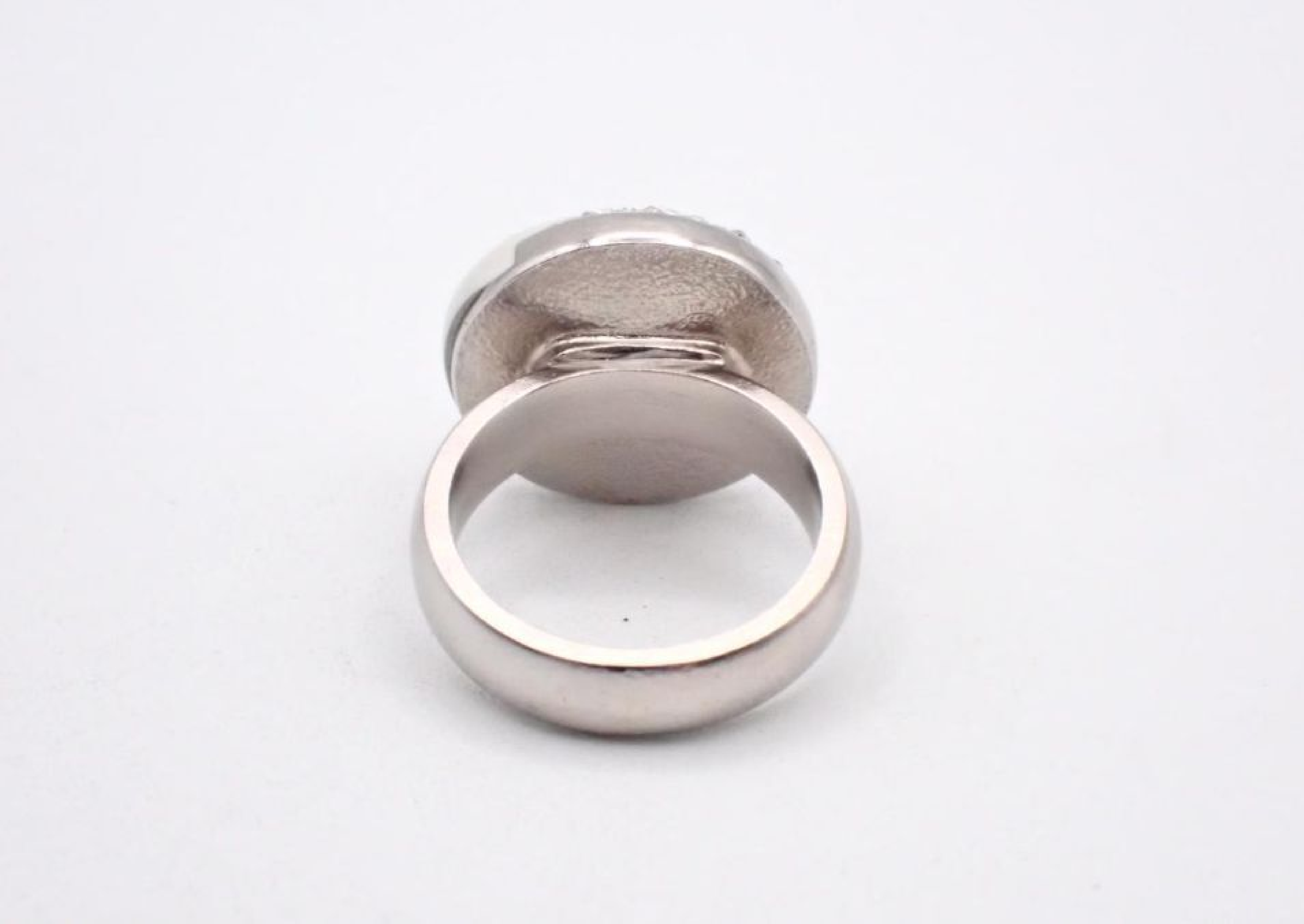 Moon Line Stone Ring (with comments) C22C Box Size #11 Ring — view 3