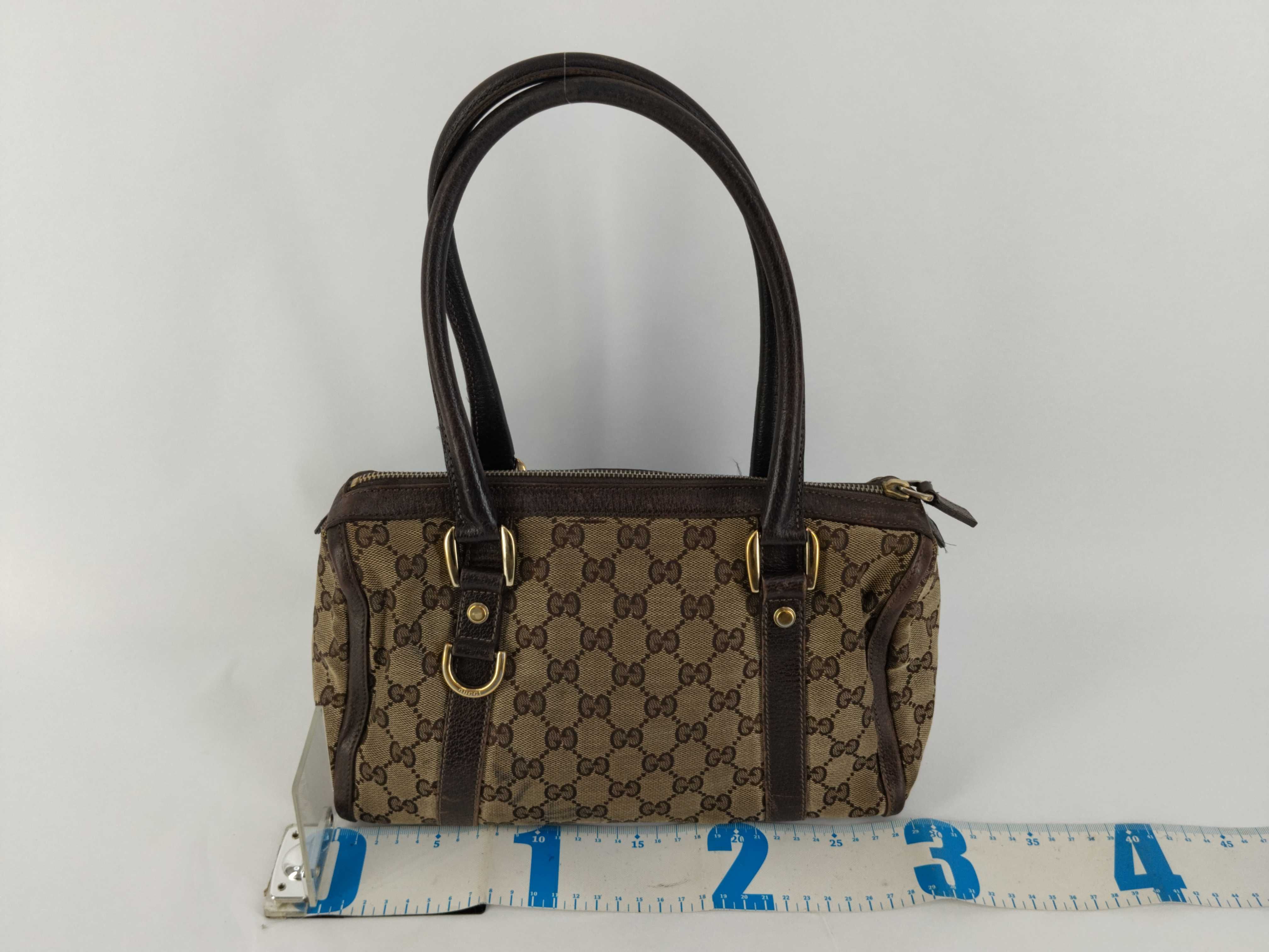 GG Canvas Abbey Mini Boston Bag — view 2