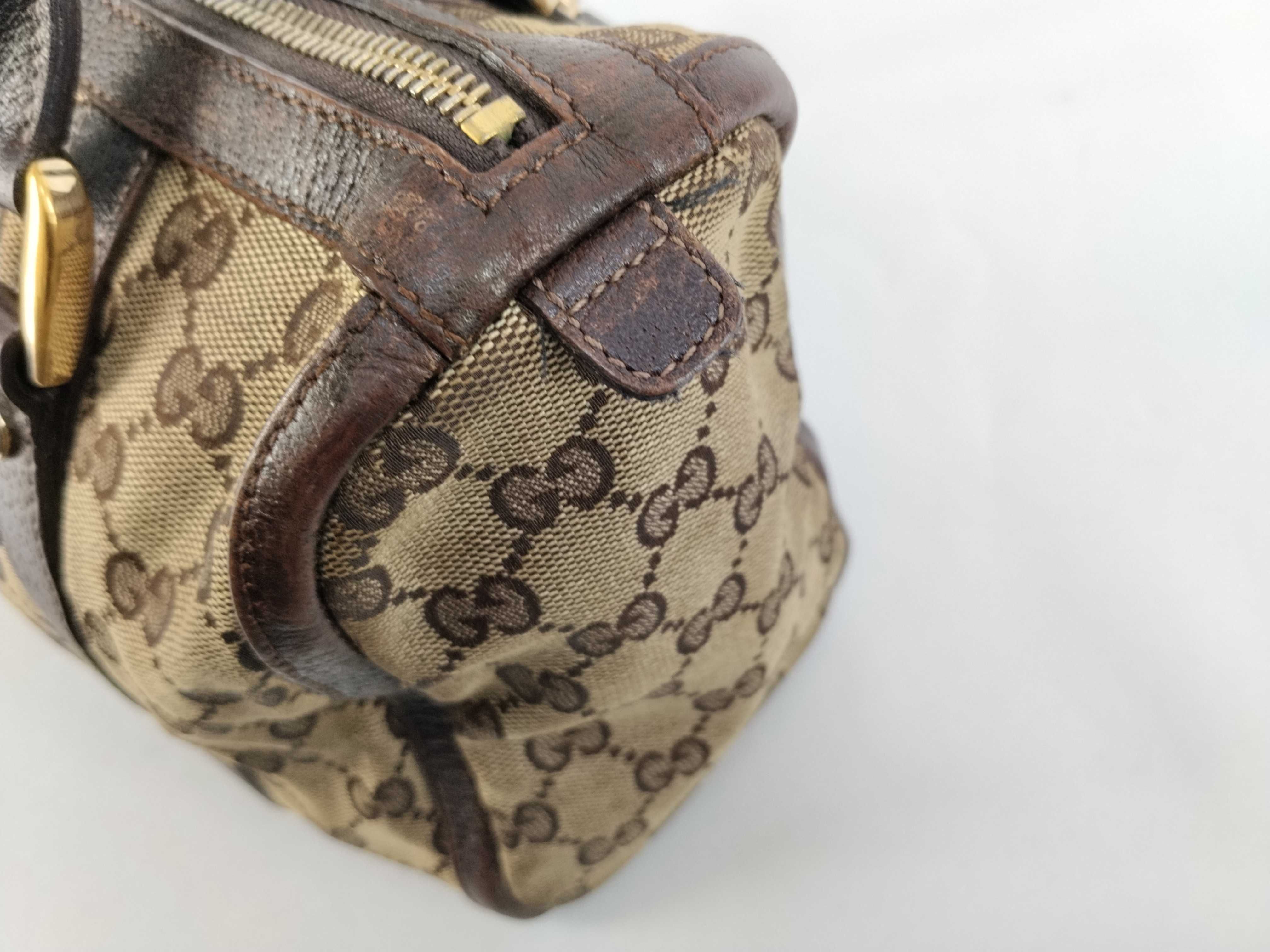 GG Canvas Abbey Mini Boston Bag — view 13