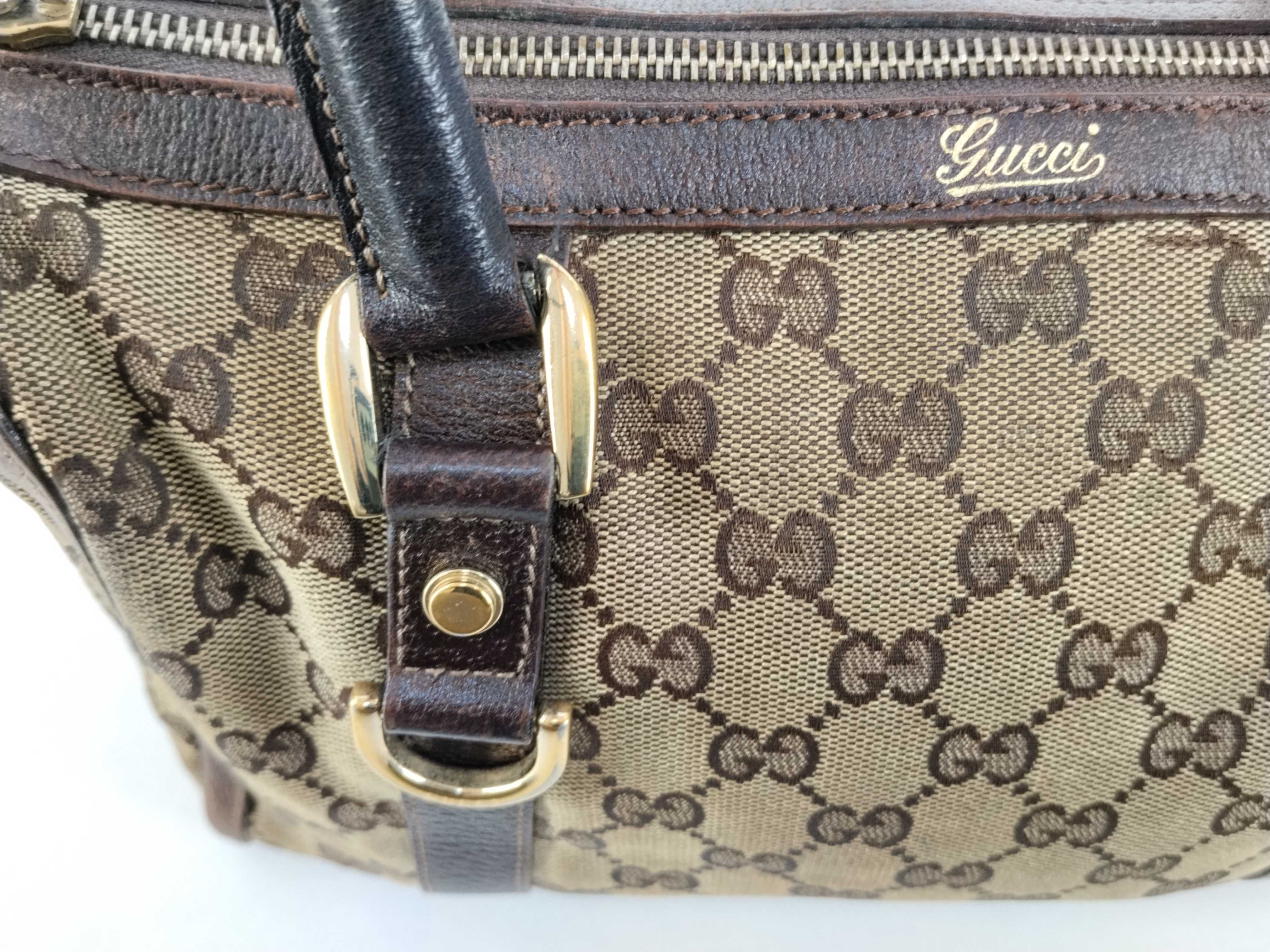 GG Canvas Abbey Mini Boston Bag — view 15