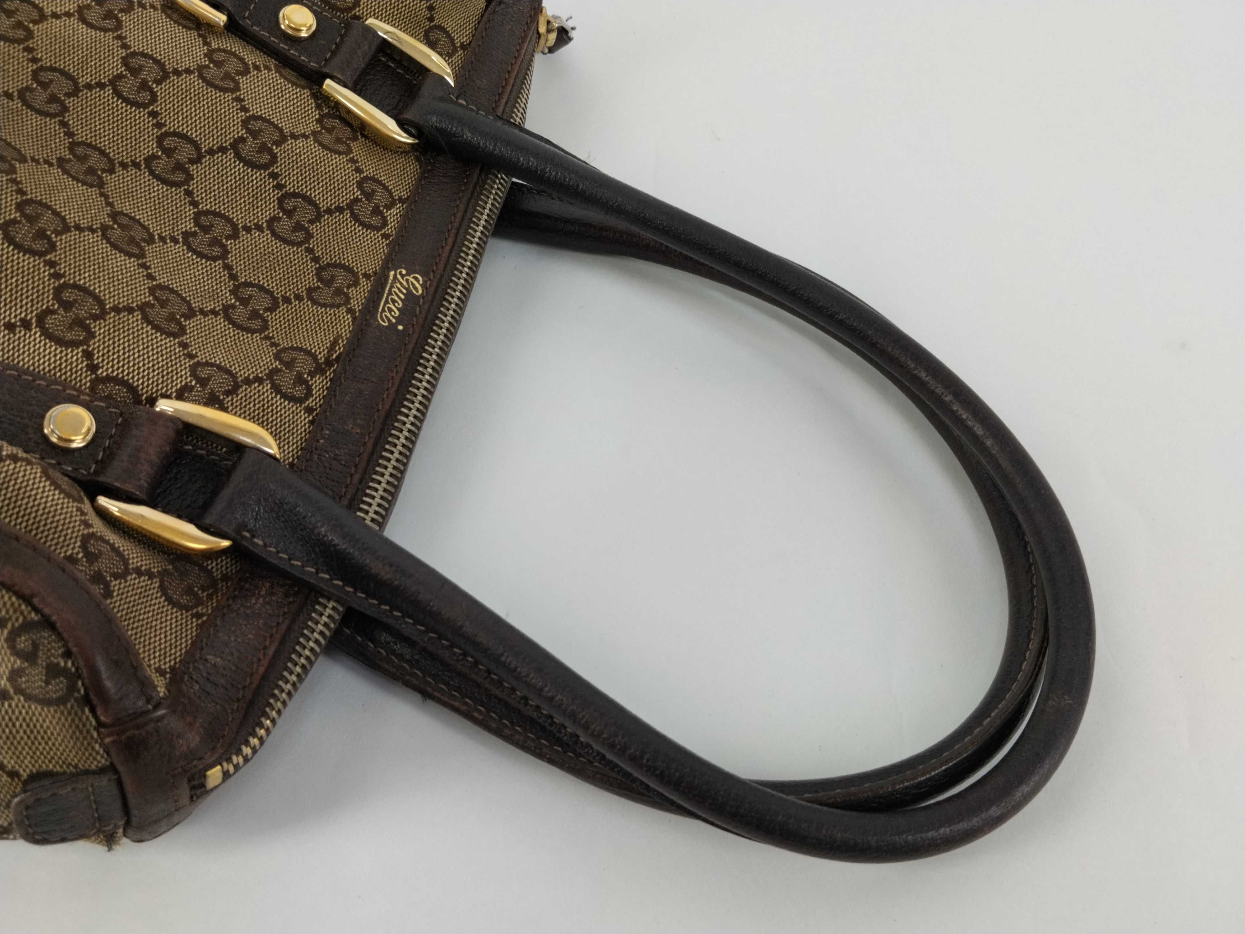 GG Canvas Abbey Mini Boston Bag — view 3
