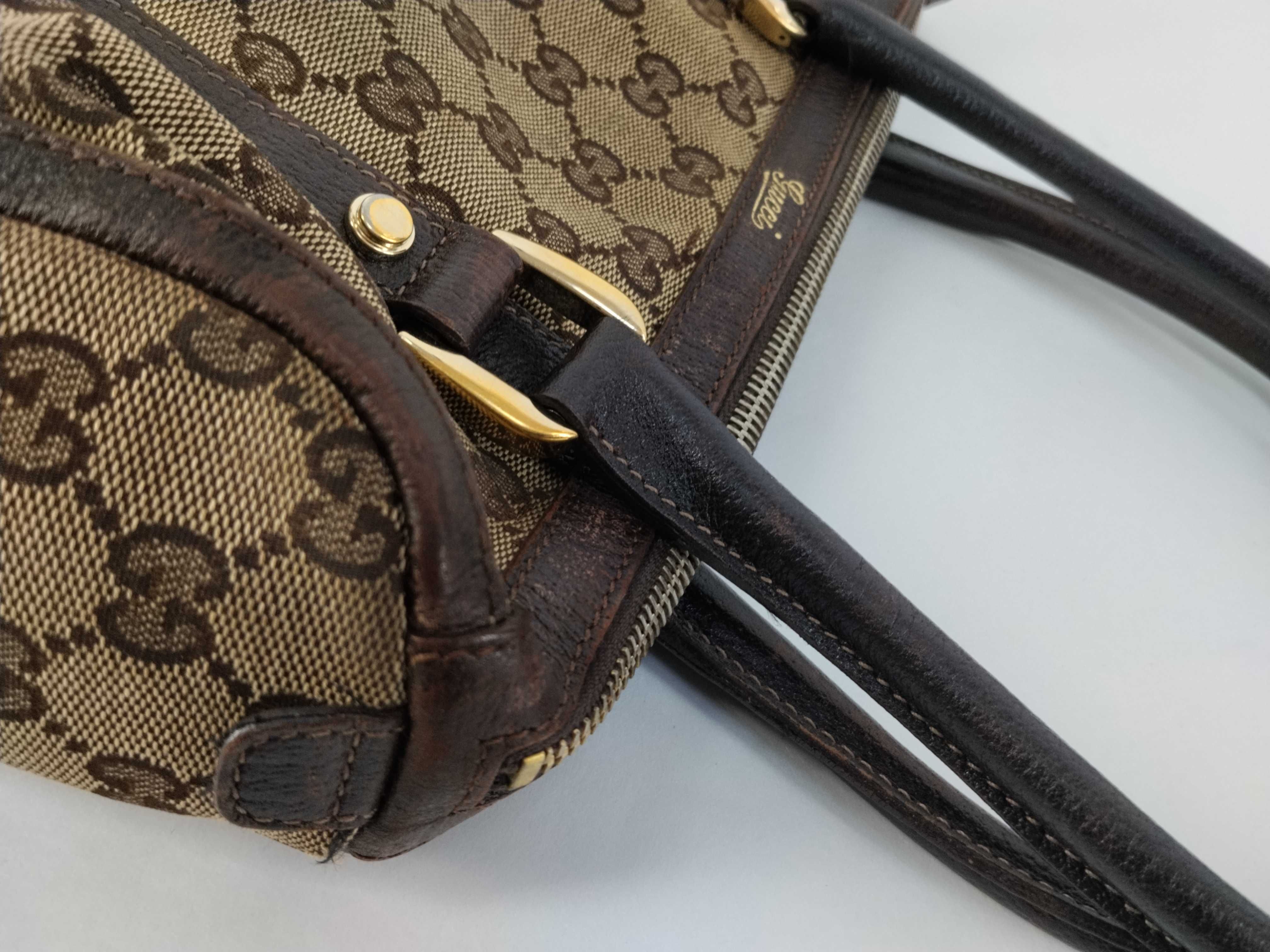 GG Canvas Abbey Mini Boston Bag — view 5