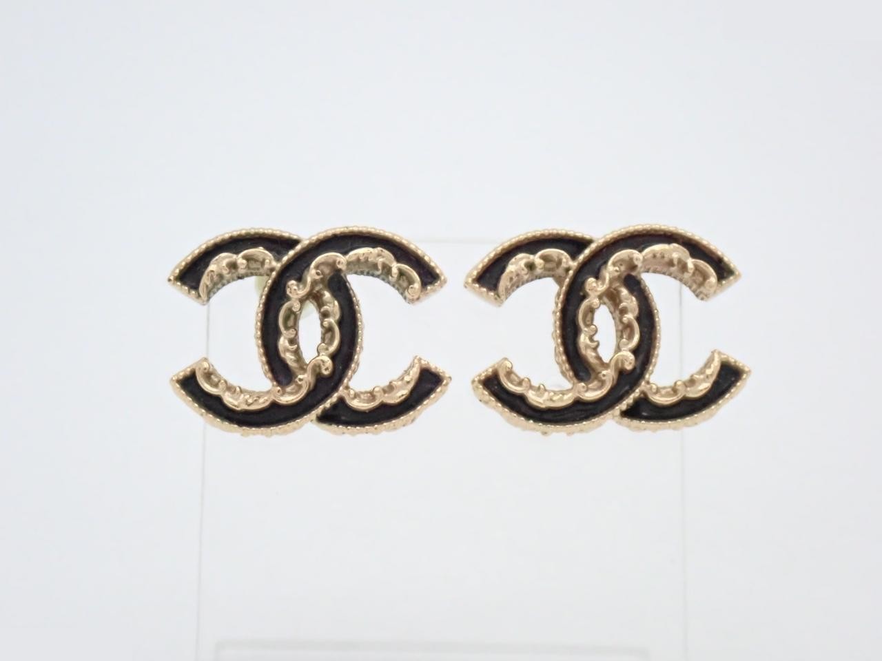 Earrings, Coco Mark, 813C, aftermarket backing.