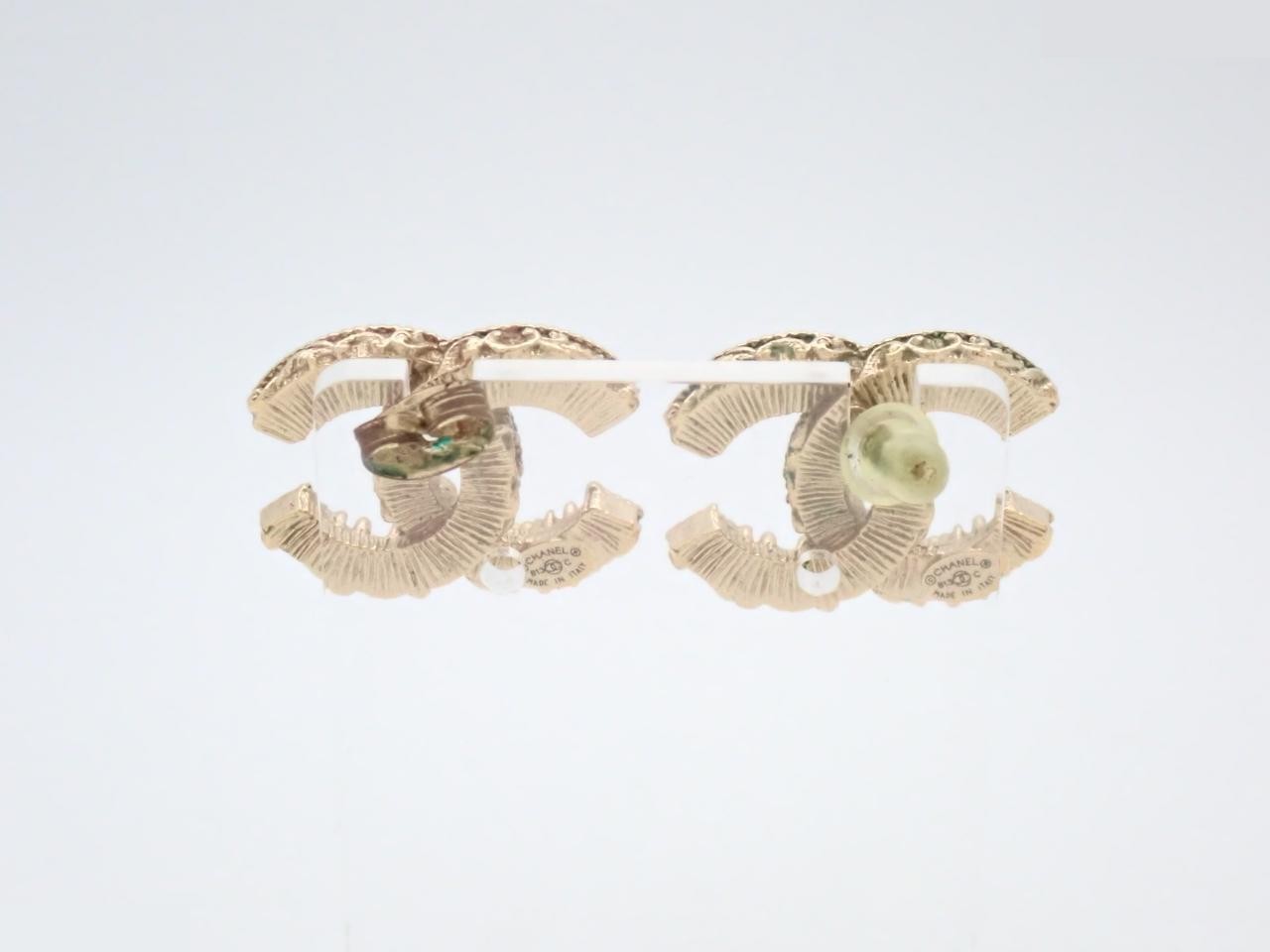 Earrings, Coco Mark, 813C, aftermarket backing. — view 2