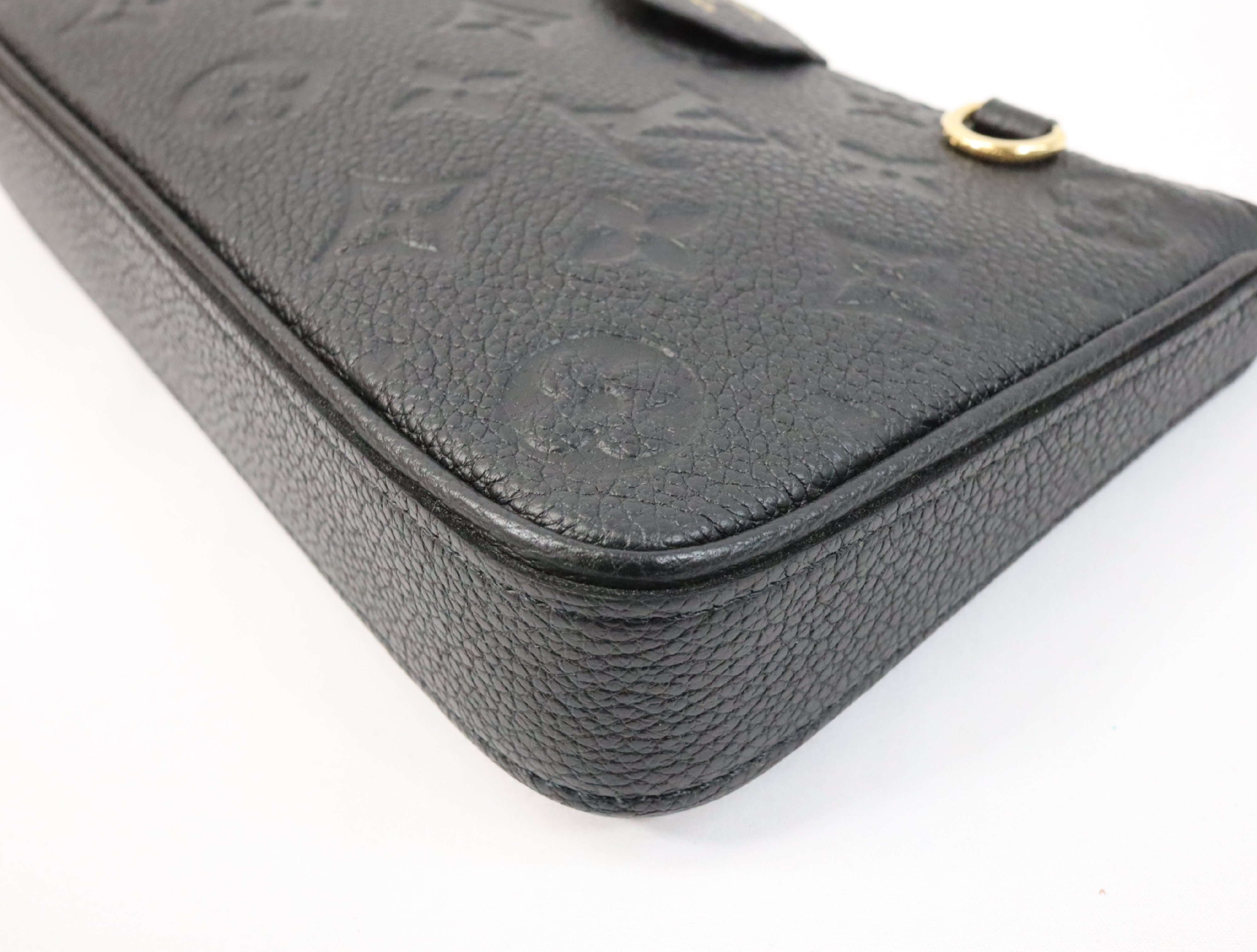 Monogram Empreinte Easy Pouch M80349 Black Shoulder Bag (RFID detected) — view 6