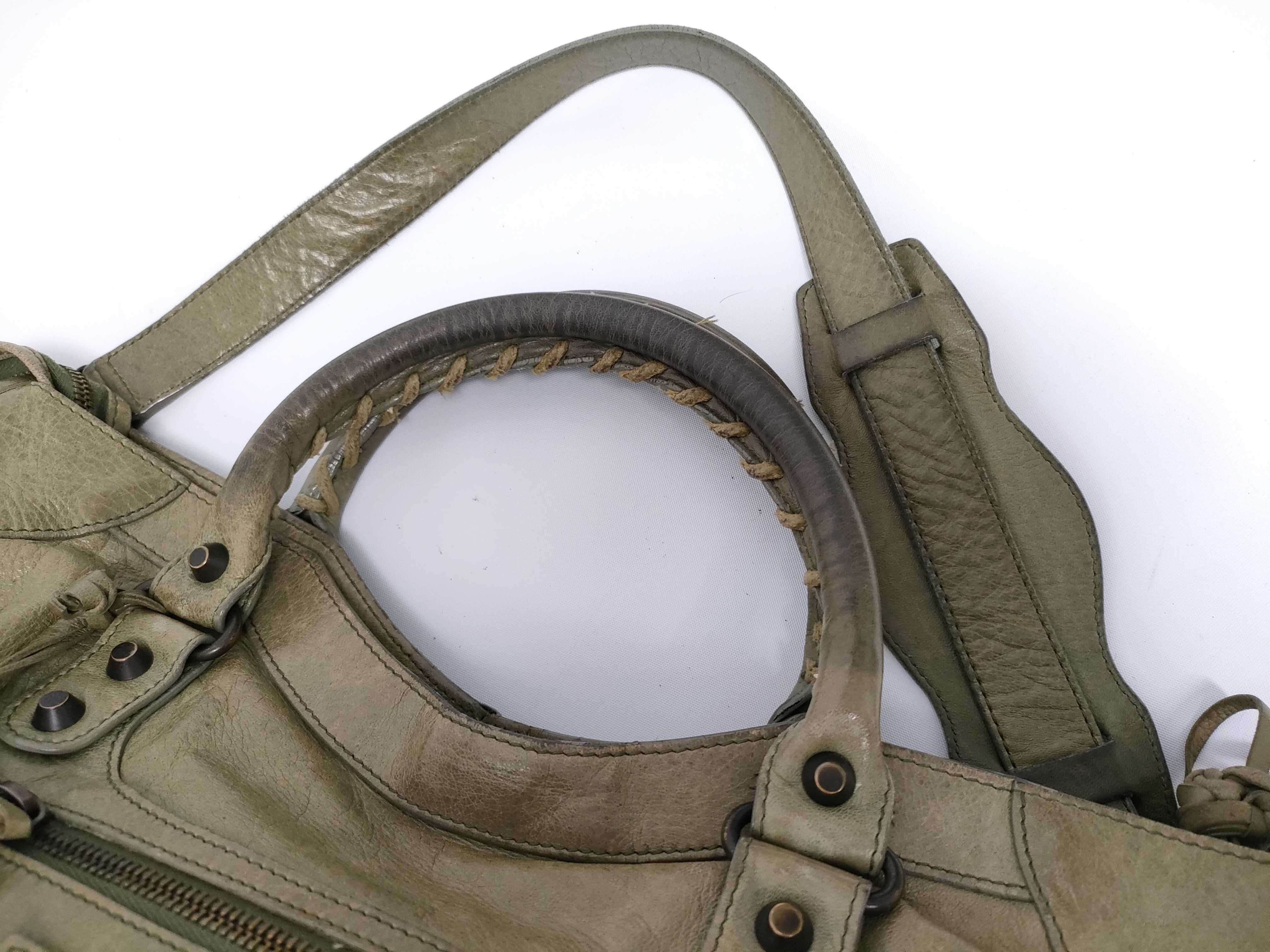 The City ID - The City Cowskin 2-Way Handbag Beige #115748 Handbag — view 3
