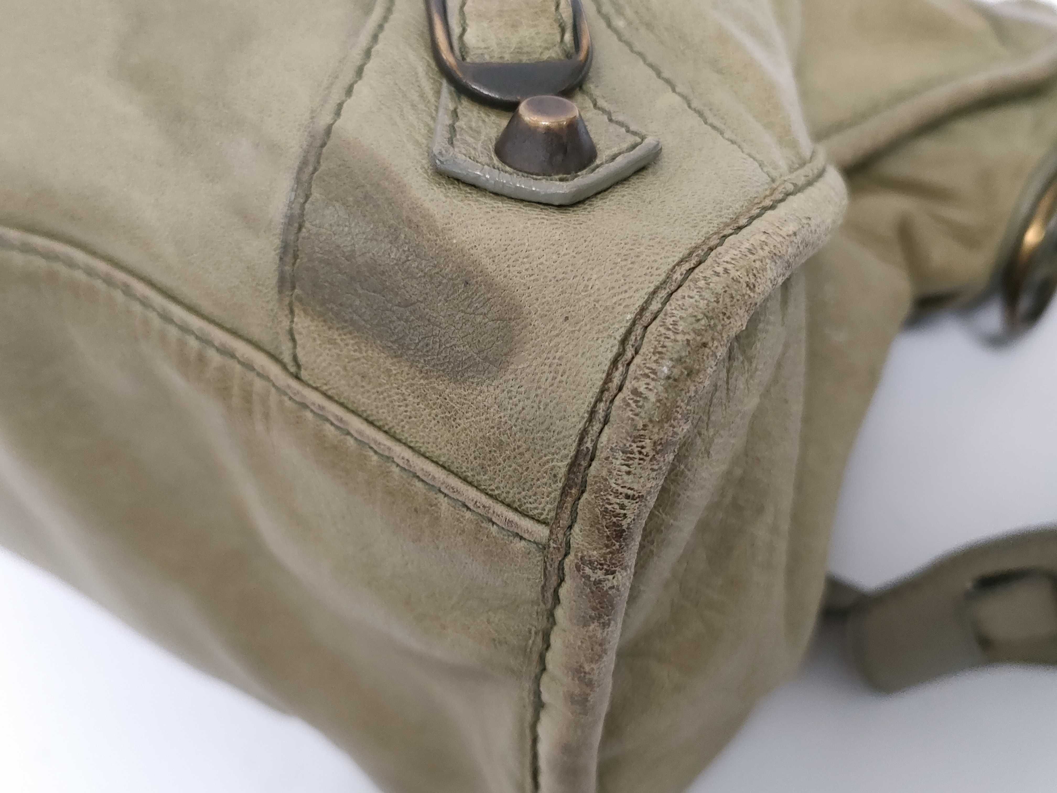The City ID - The City Cowskin 2-Way Handbag Beige #115748 Handbag — view 7