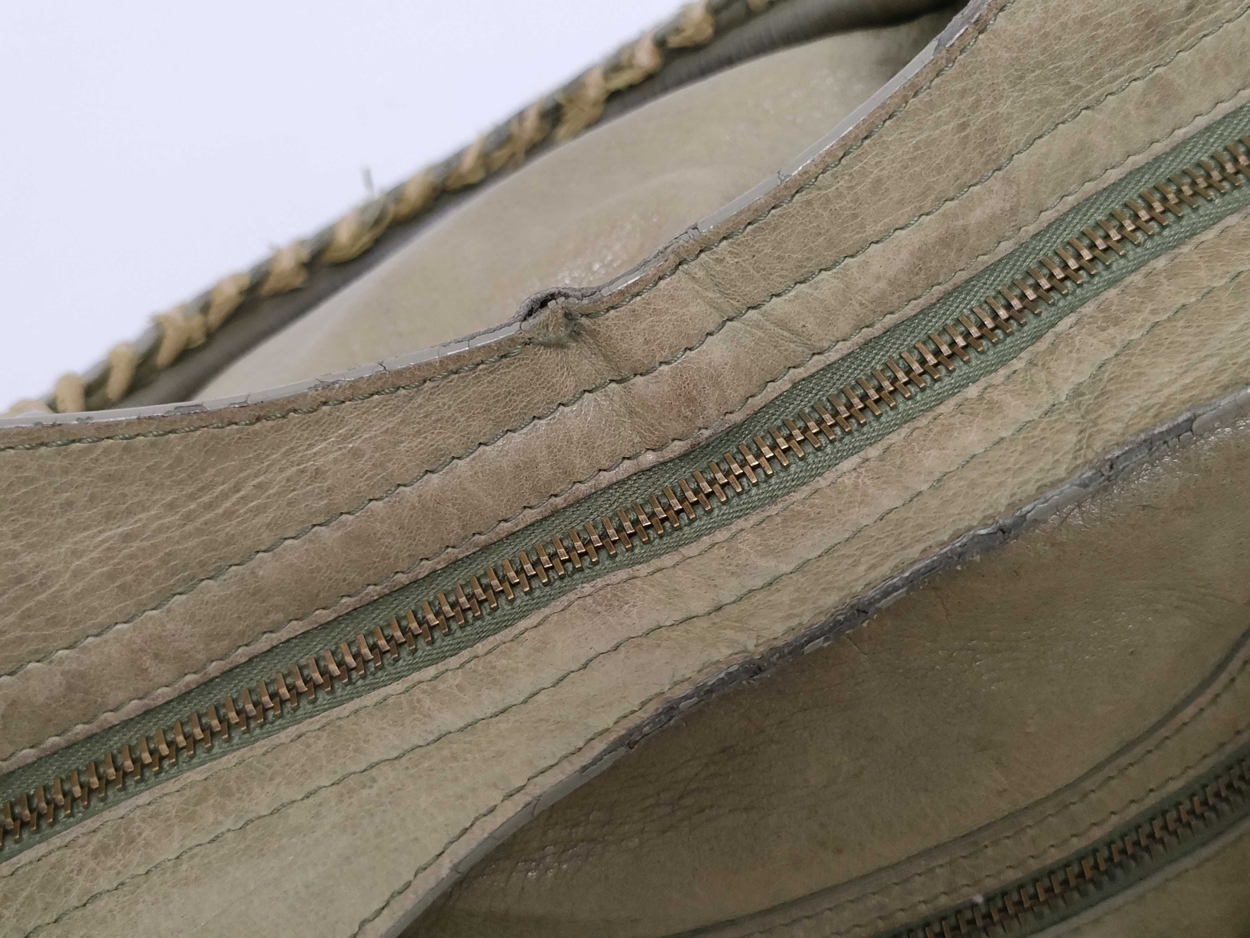 The City ID - The City Cowskin 2-Way Handbag Beige #115748 Handbag — view 10