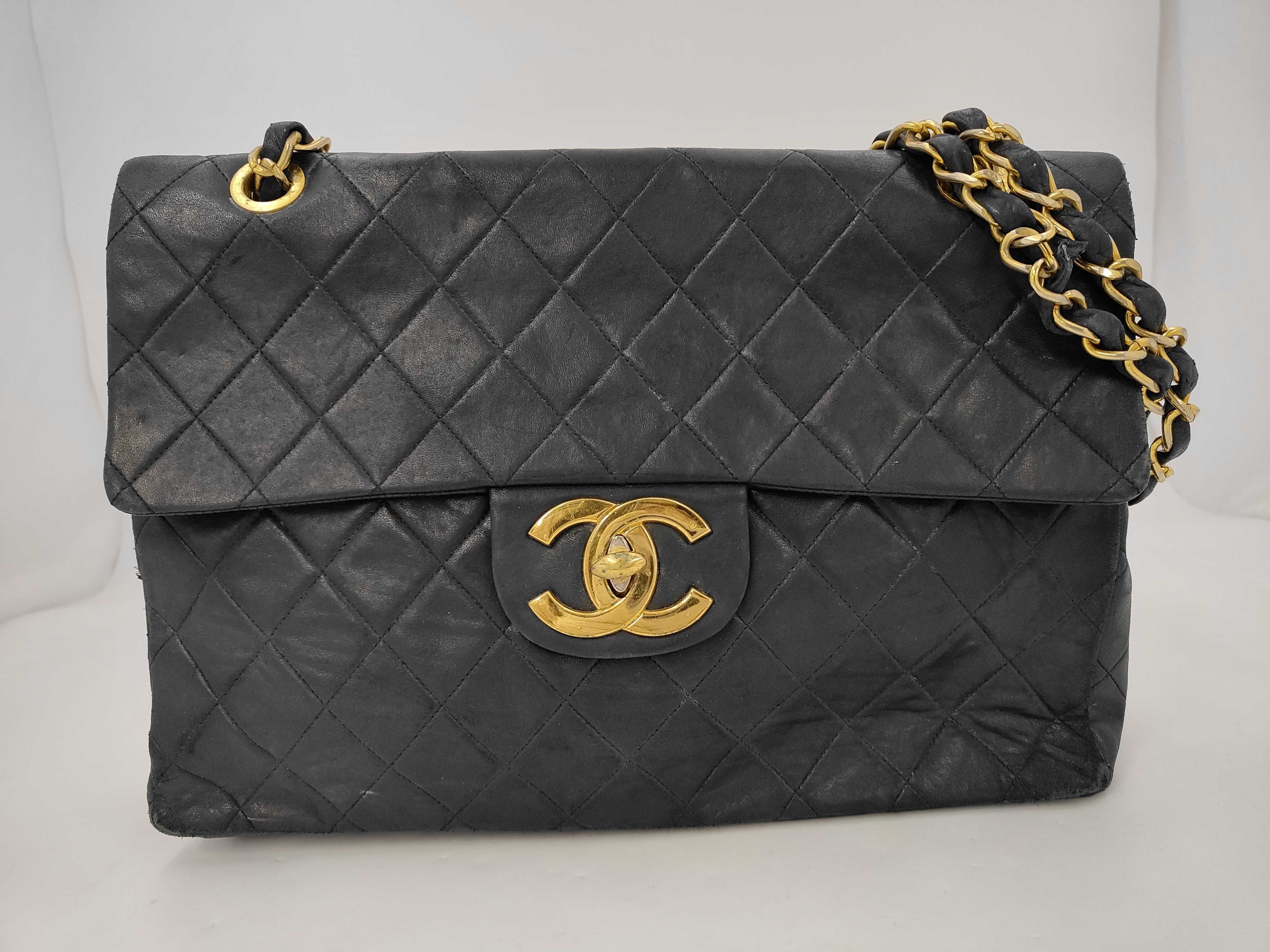 Large Matelassé No. 1 Lambskin Chain Shoulder Bag