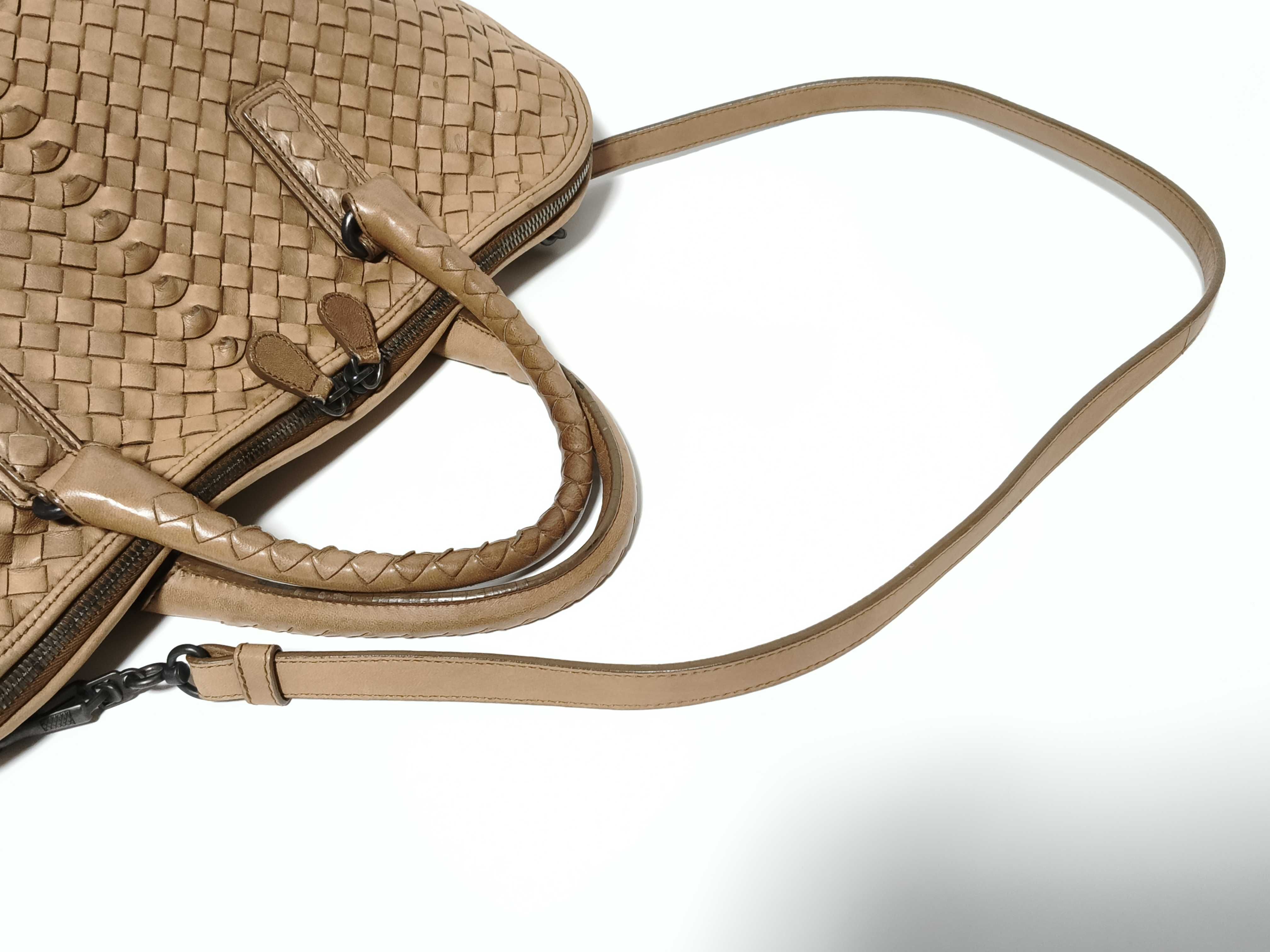 Intrecciato Bottega Veneta Intrecciato 2WAY Tote Bag Brown Handbag — view 3