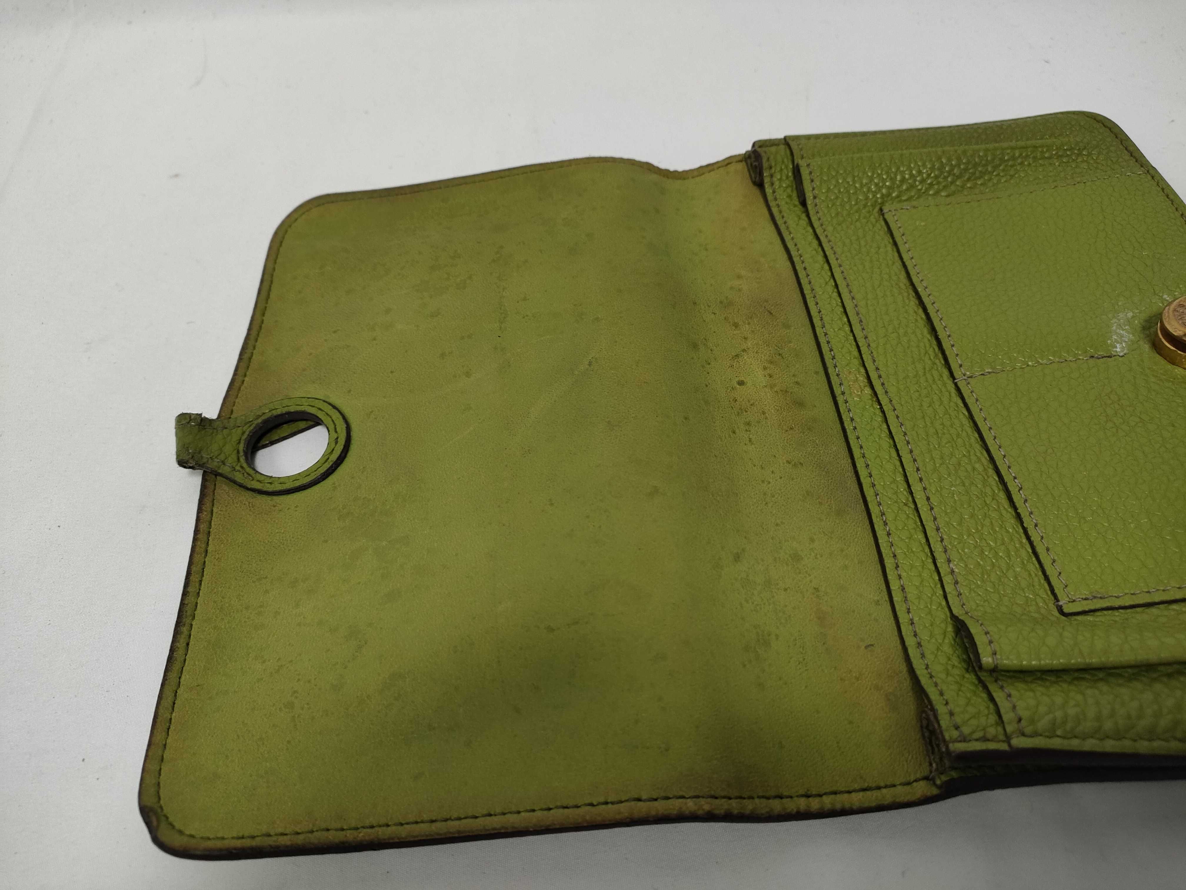 Dogon Pouch Yellow Green Taurillon Shoulder Bag — view 11