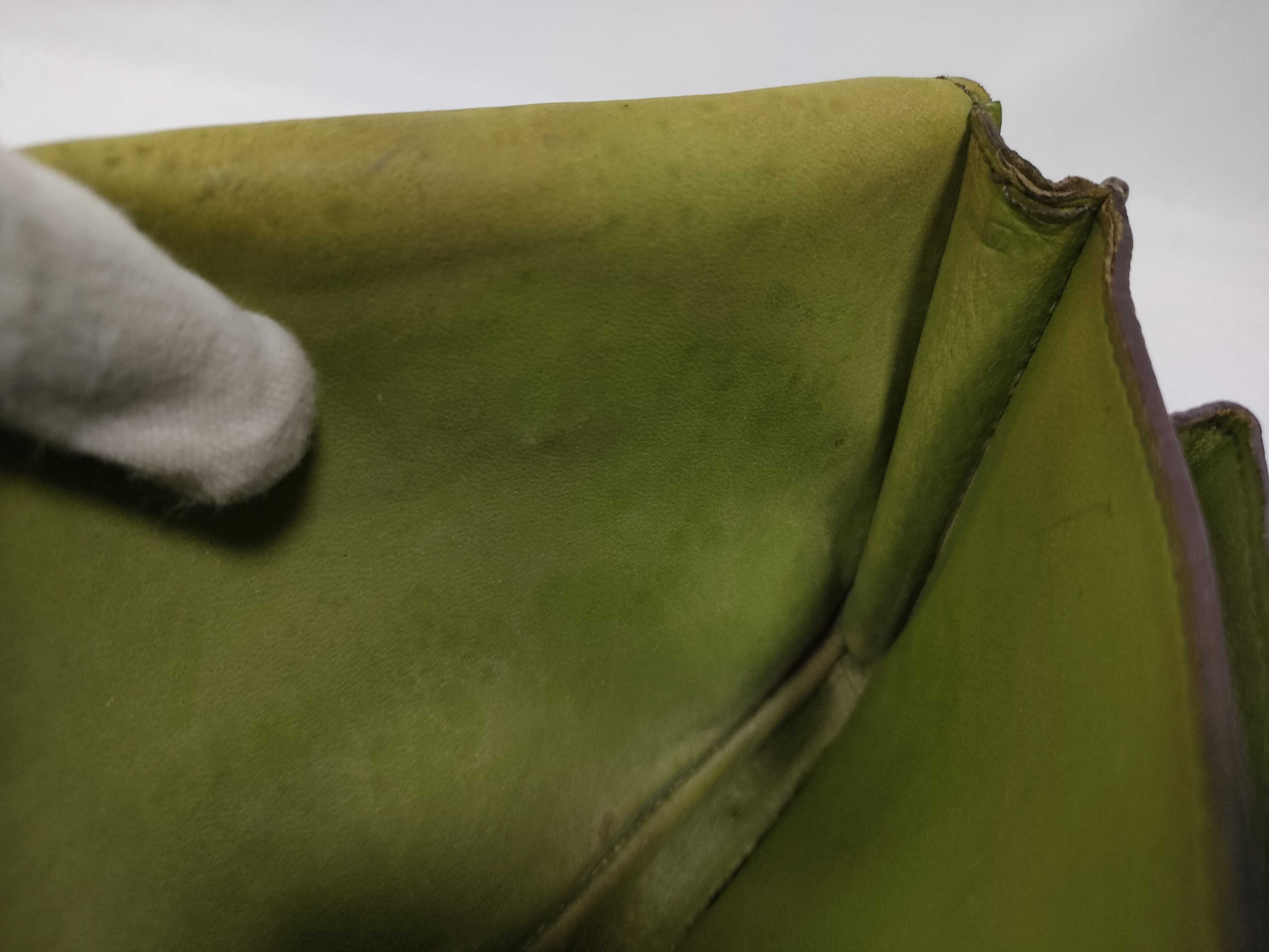 Dogon Pouch Yellow Green Taurillon Shoulder Bag — view 14