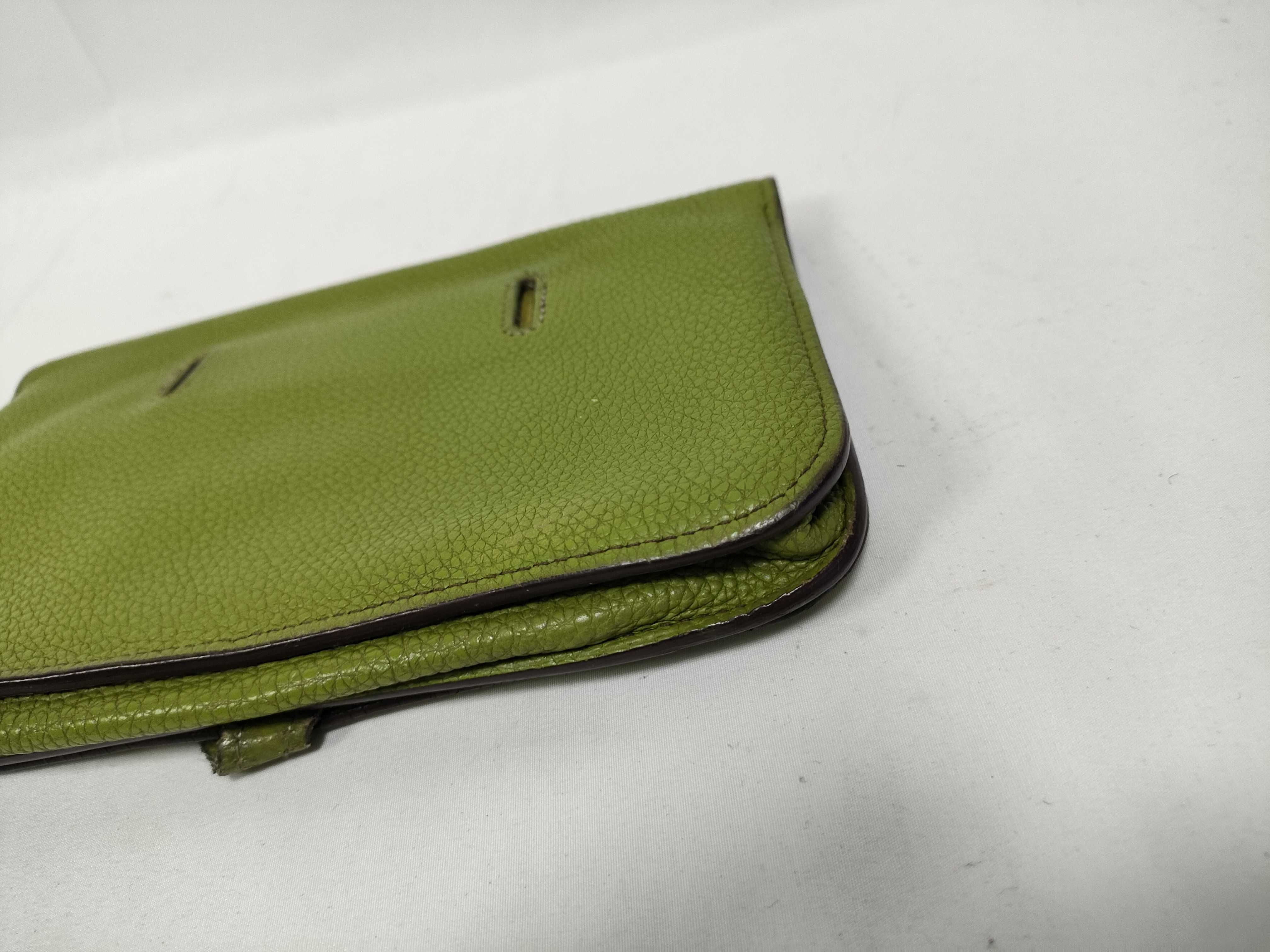 Dogon Pouch Yellow Green Taurillon Shoulder Bag — view 4