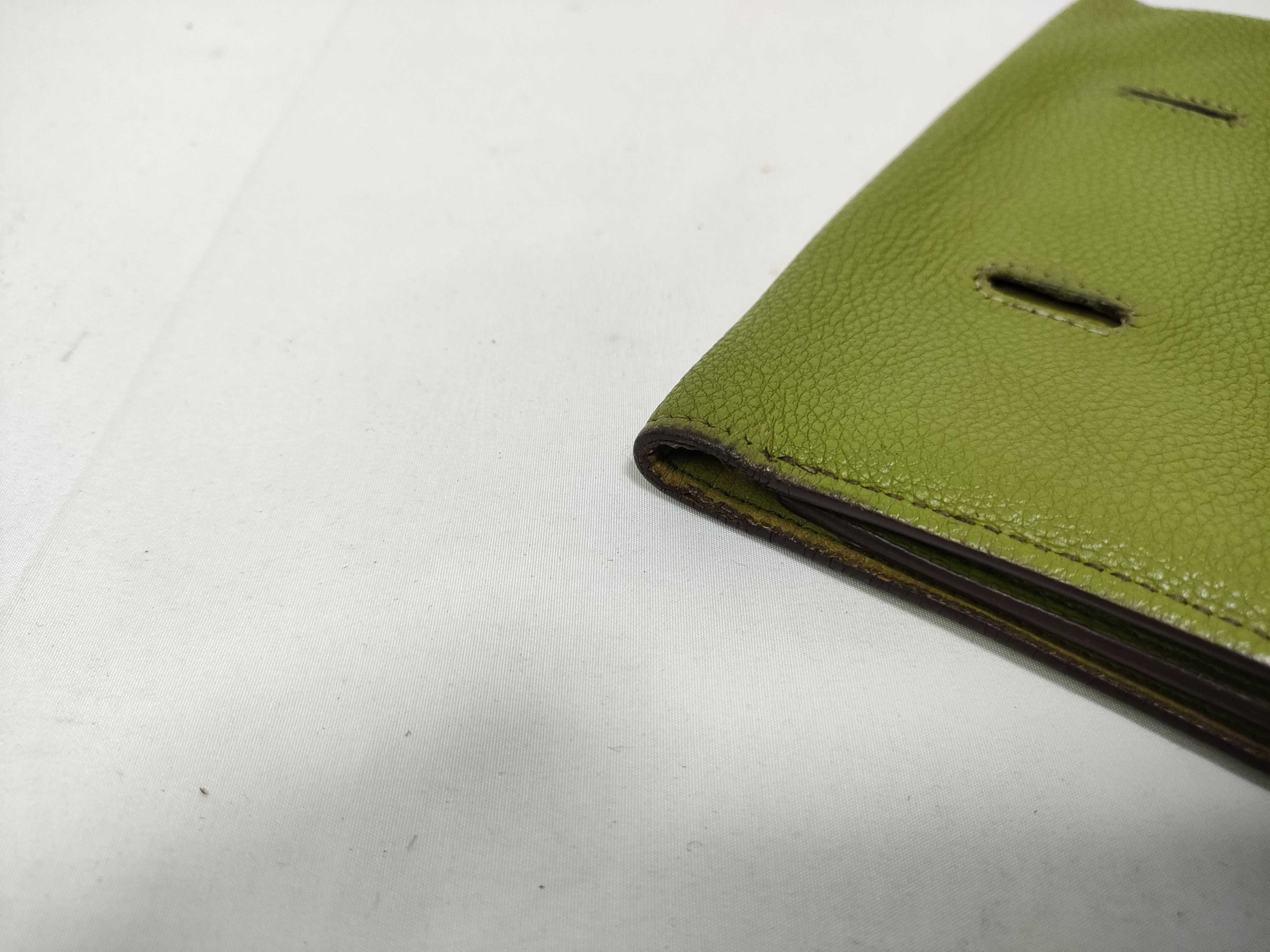 Dogon Pouch Yellow Green Taurillon Shoulder Bag — view 6