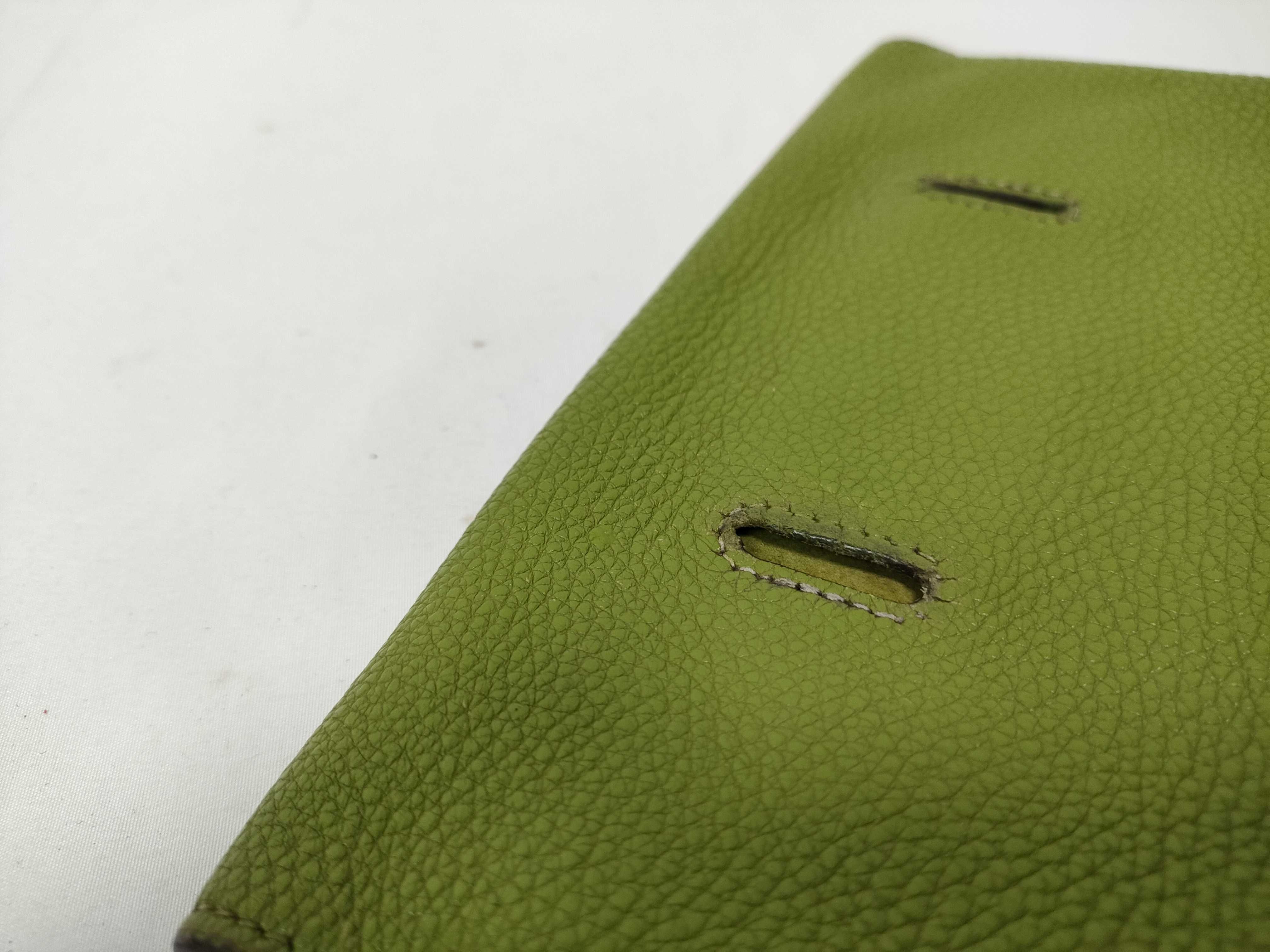 Dogon Pouch Yellow Green Taurillon Shoulder Bag — view 7