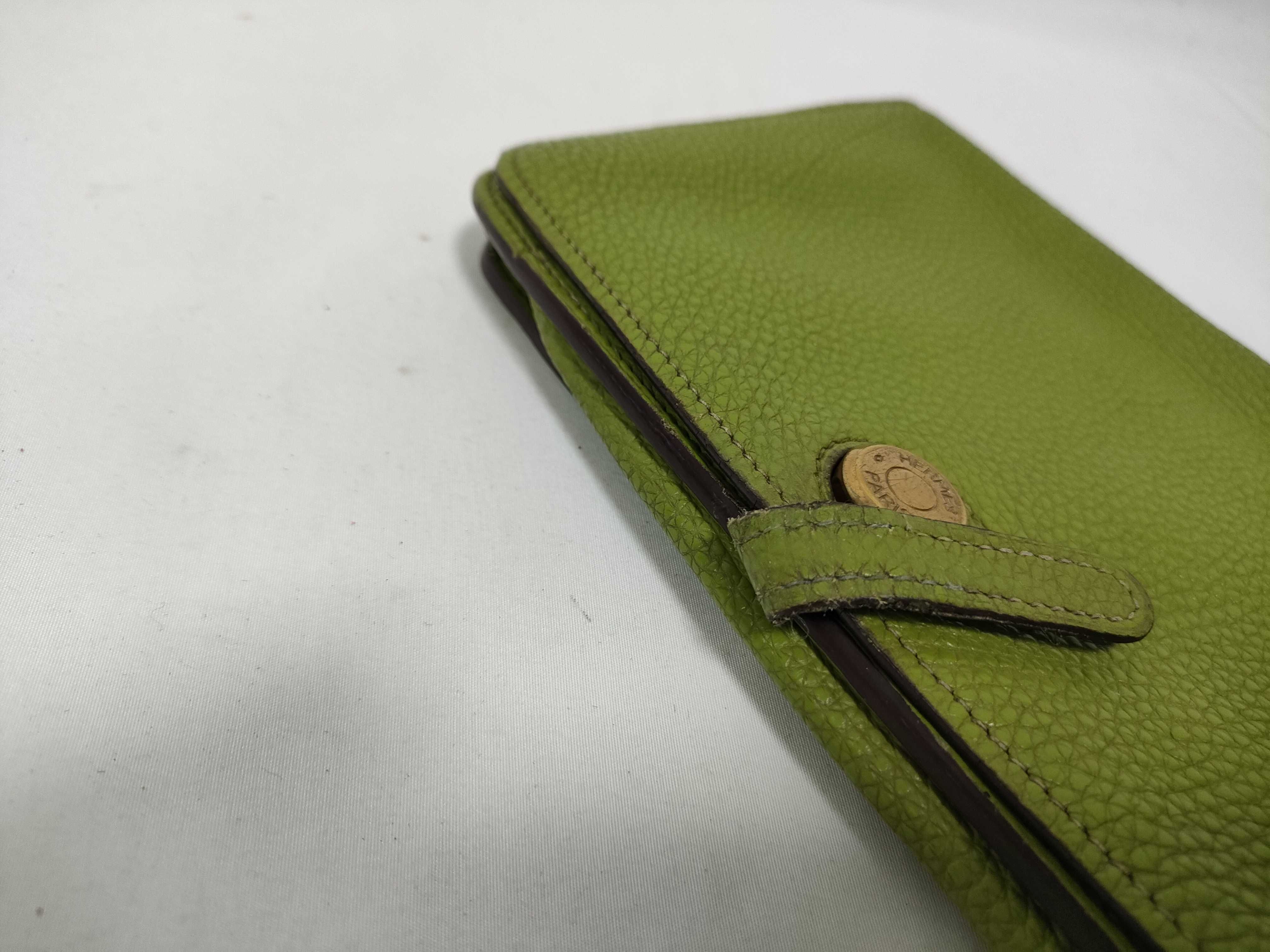 Dogon Pouch Yellow Green Taurillon Shoulder Bag — view 8
