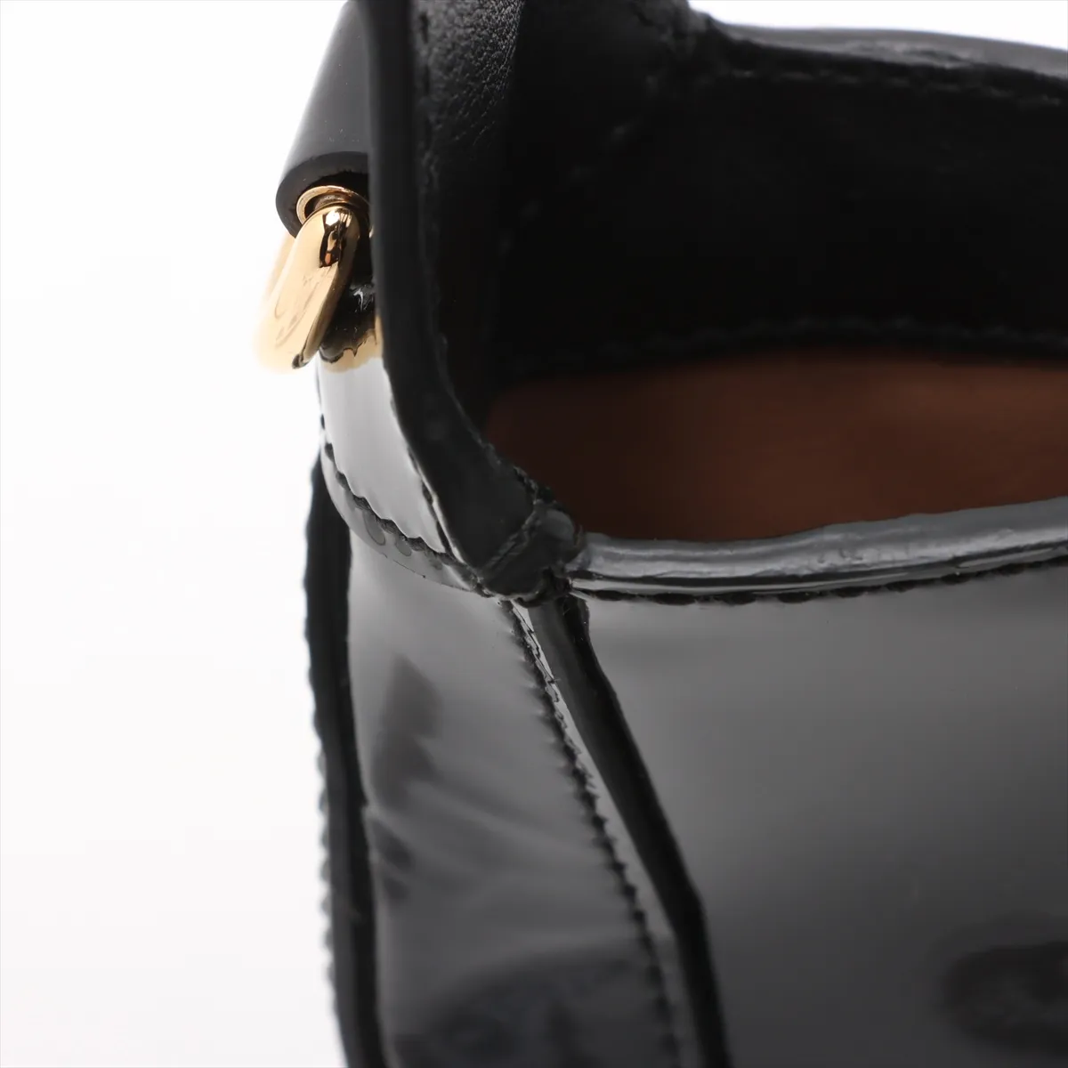 Jackie 1961 Patent Leather 2-Way Shoulder Bag, Black, 699651 — view 10