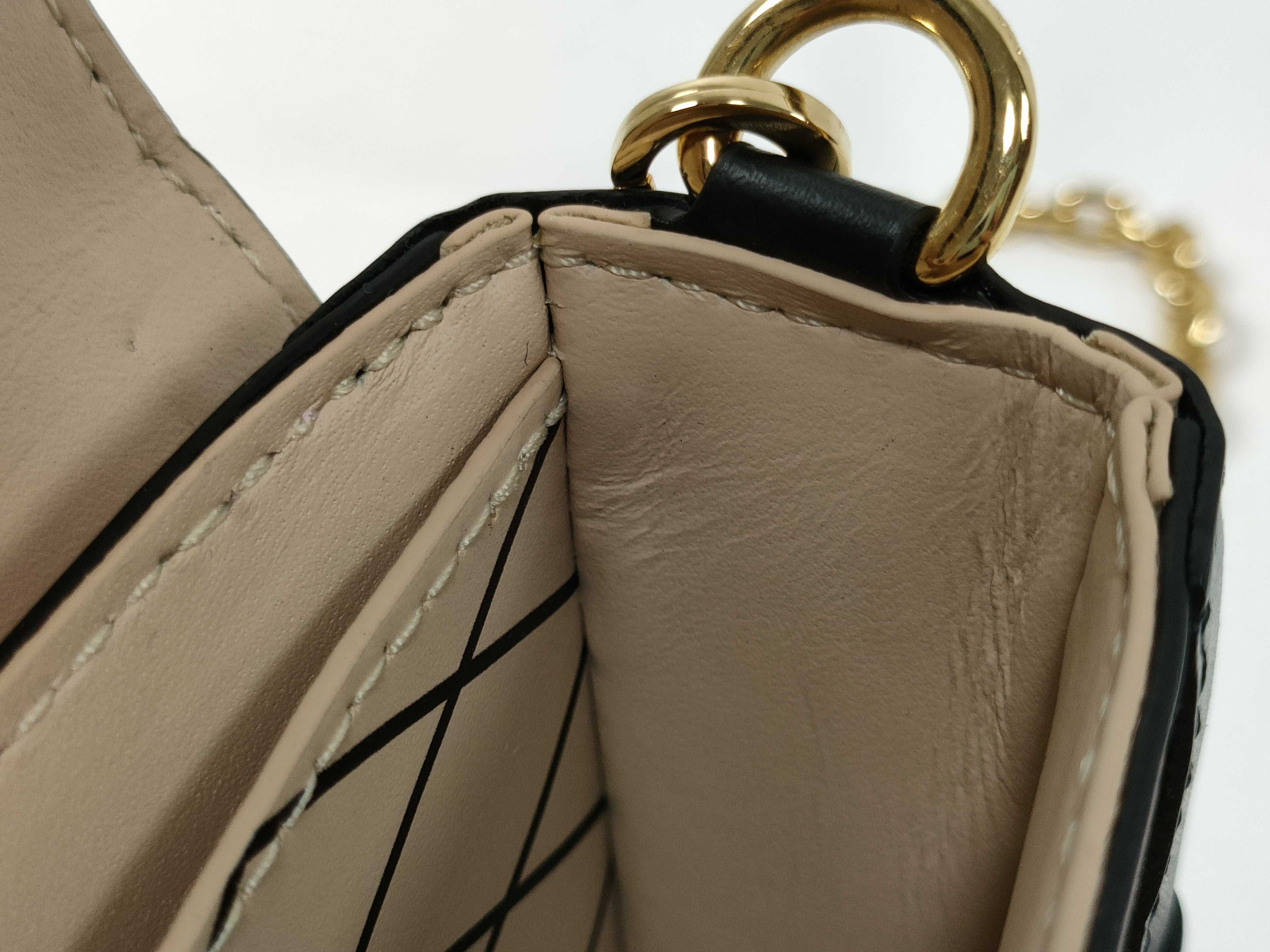 bag, Louis Vuitton pink Epi Essential Trunk Mini Chain Shoulder Bag with dust bag. — view 11