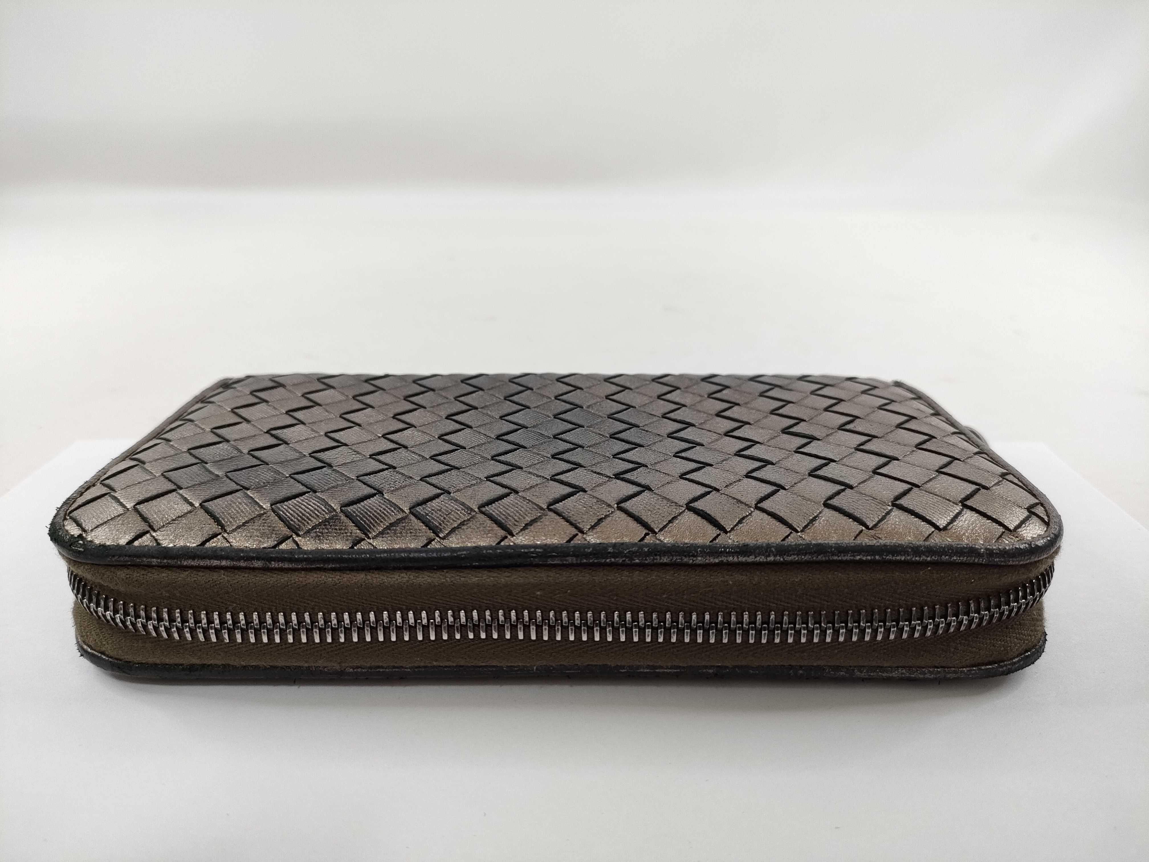 Intrecciato Round Zip Wallet — view 5