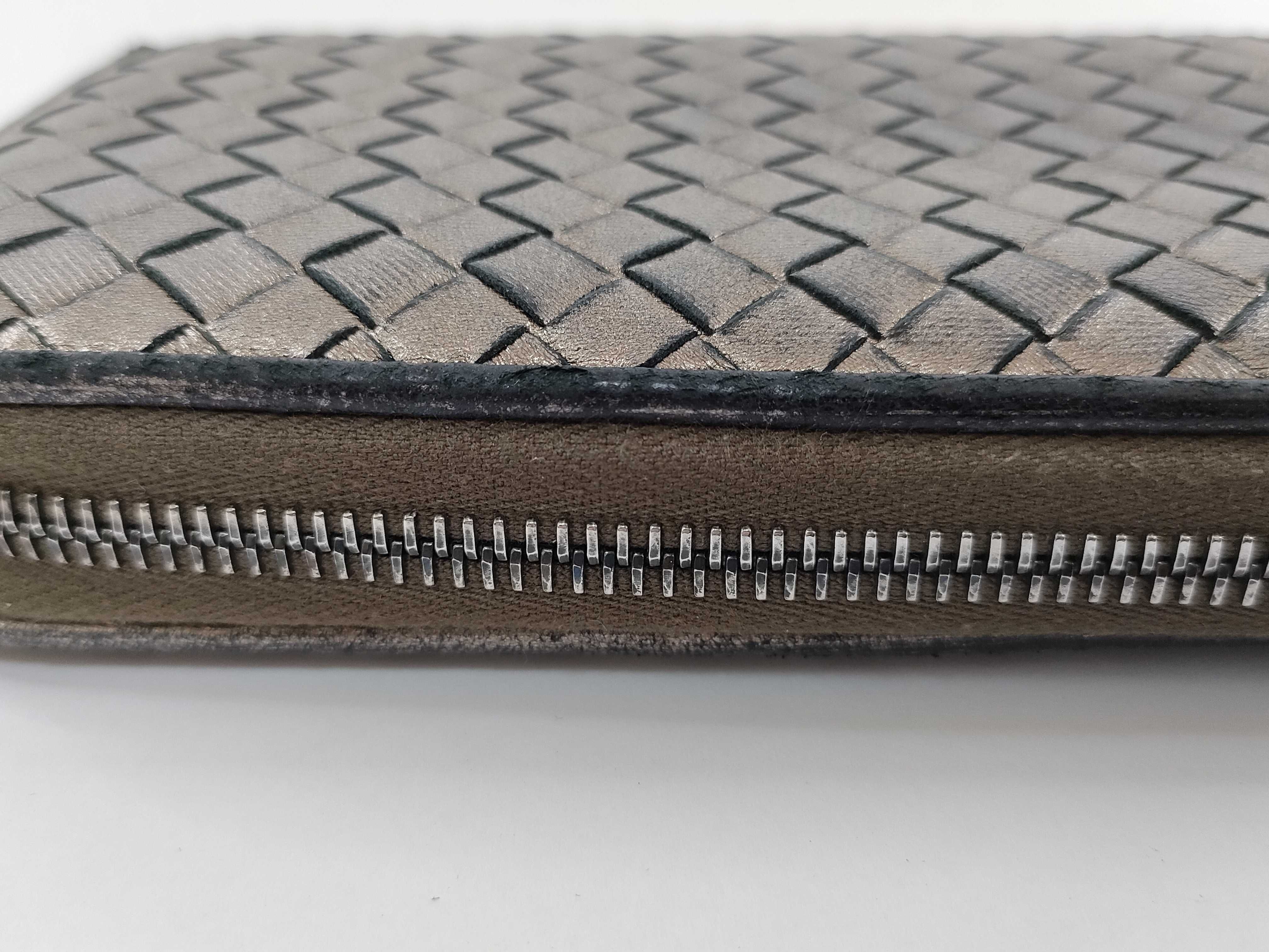 Intrecciato Round Zip Wallet — view 8