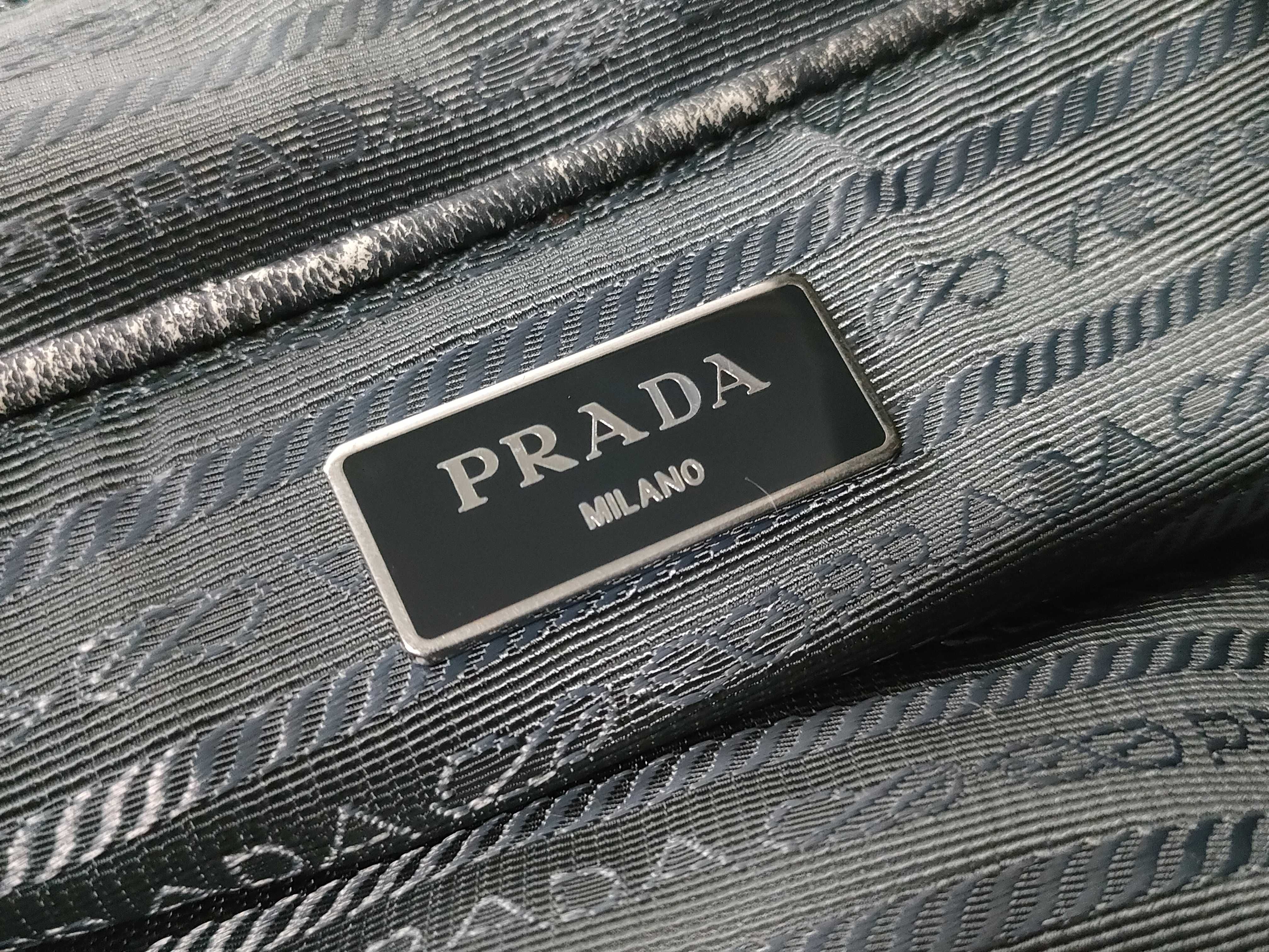 nylon backpack, gray-green rucksack — view 10
