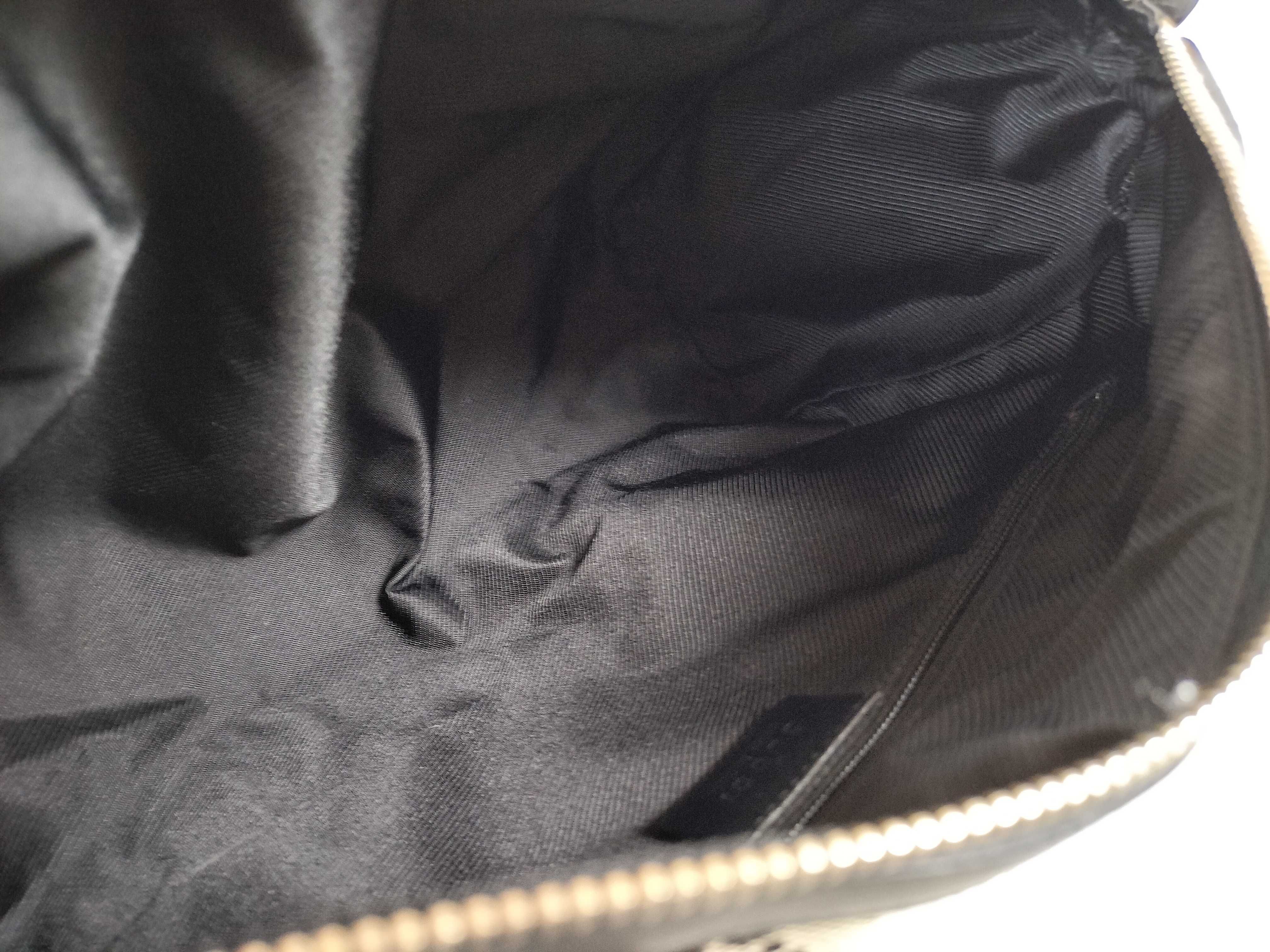 GG Canvas Gucci GG Canvas Handbag 000 0851 Mini Boston Leather Black Tote Bag — view 8