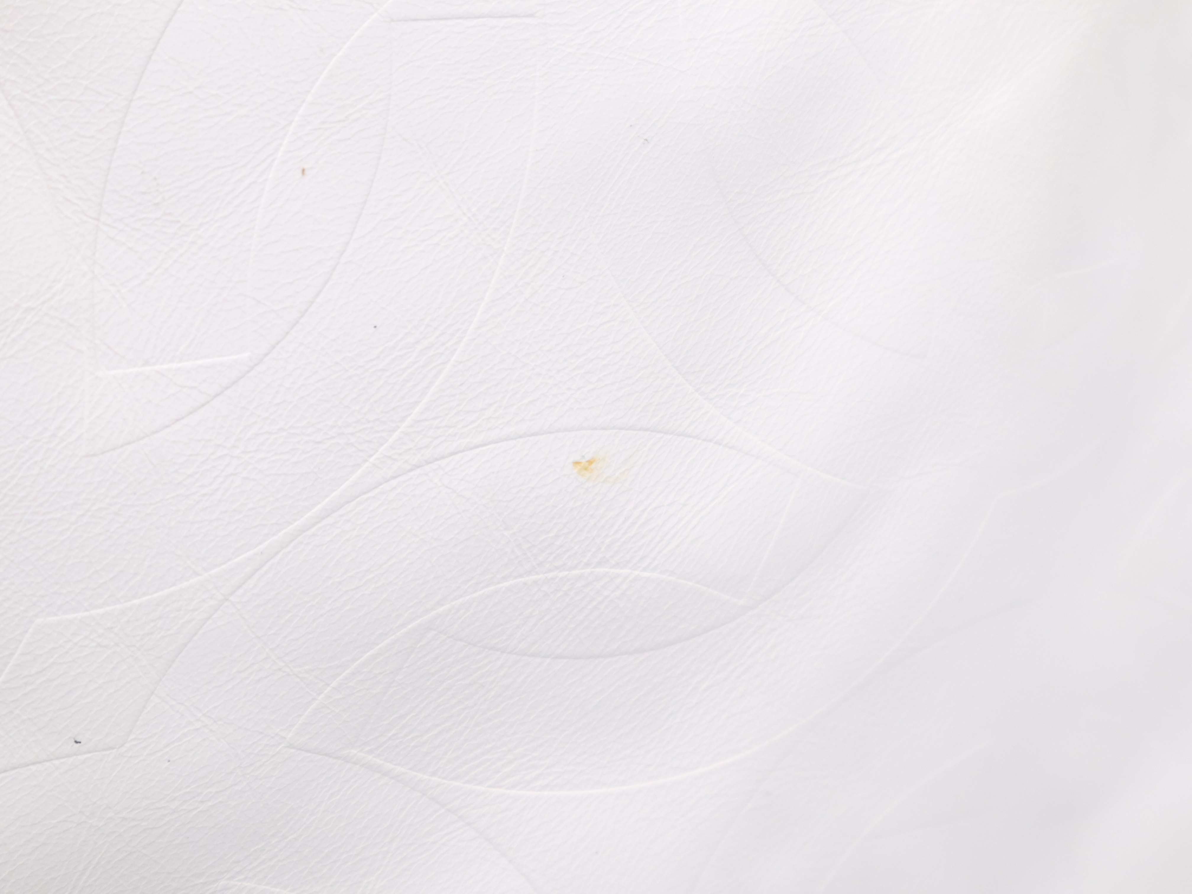 Leather Tote Bag with All-Over Logo, White, Gold Hardware, with Sticker — view 10