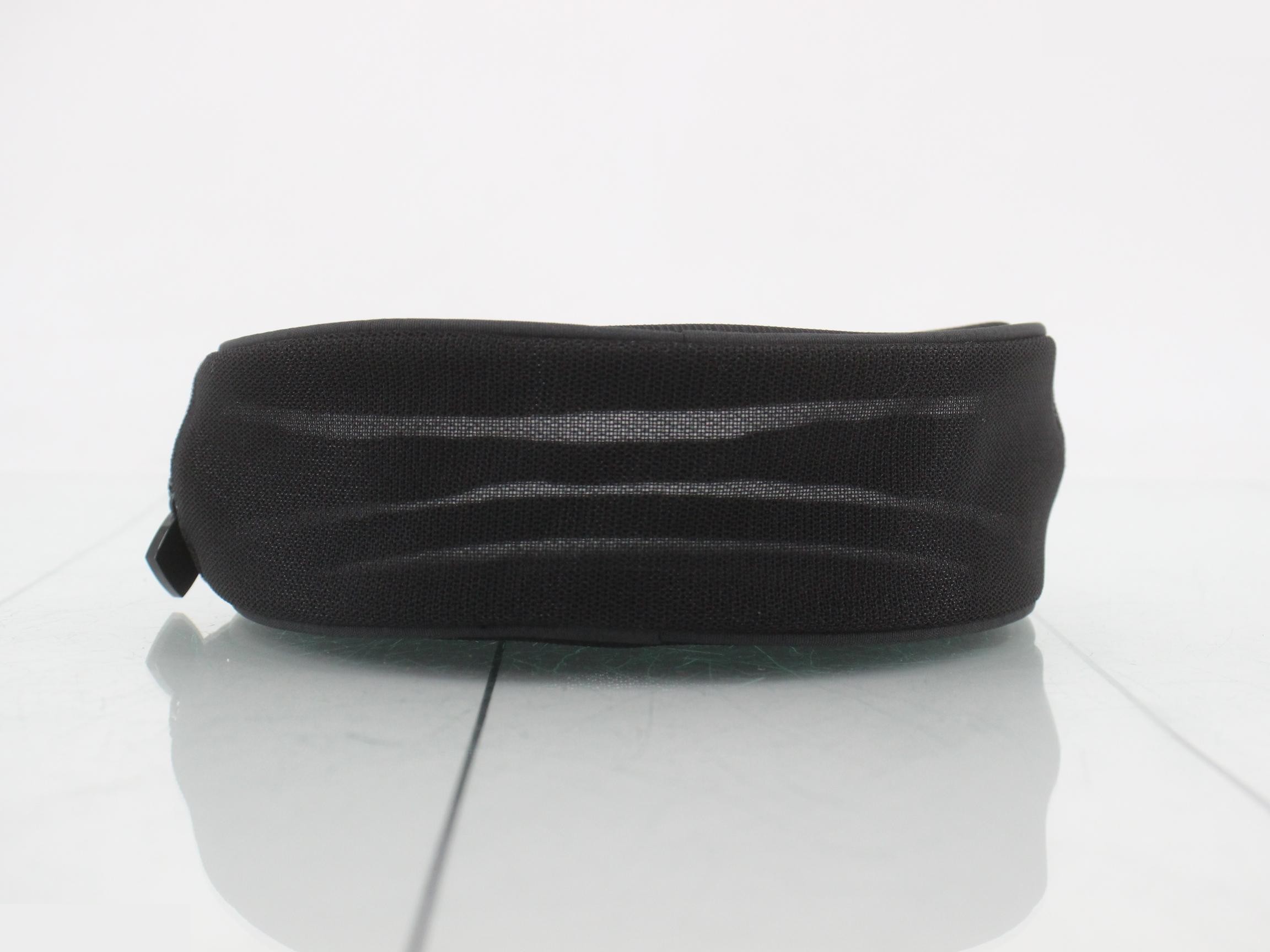 Round Mesh Pouch, Black — view 3
