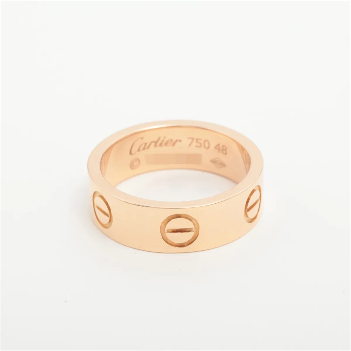 Love Ring 750 (PG) 5.7g Size 48 FS9626 (Some looseness in the motif)