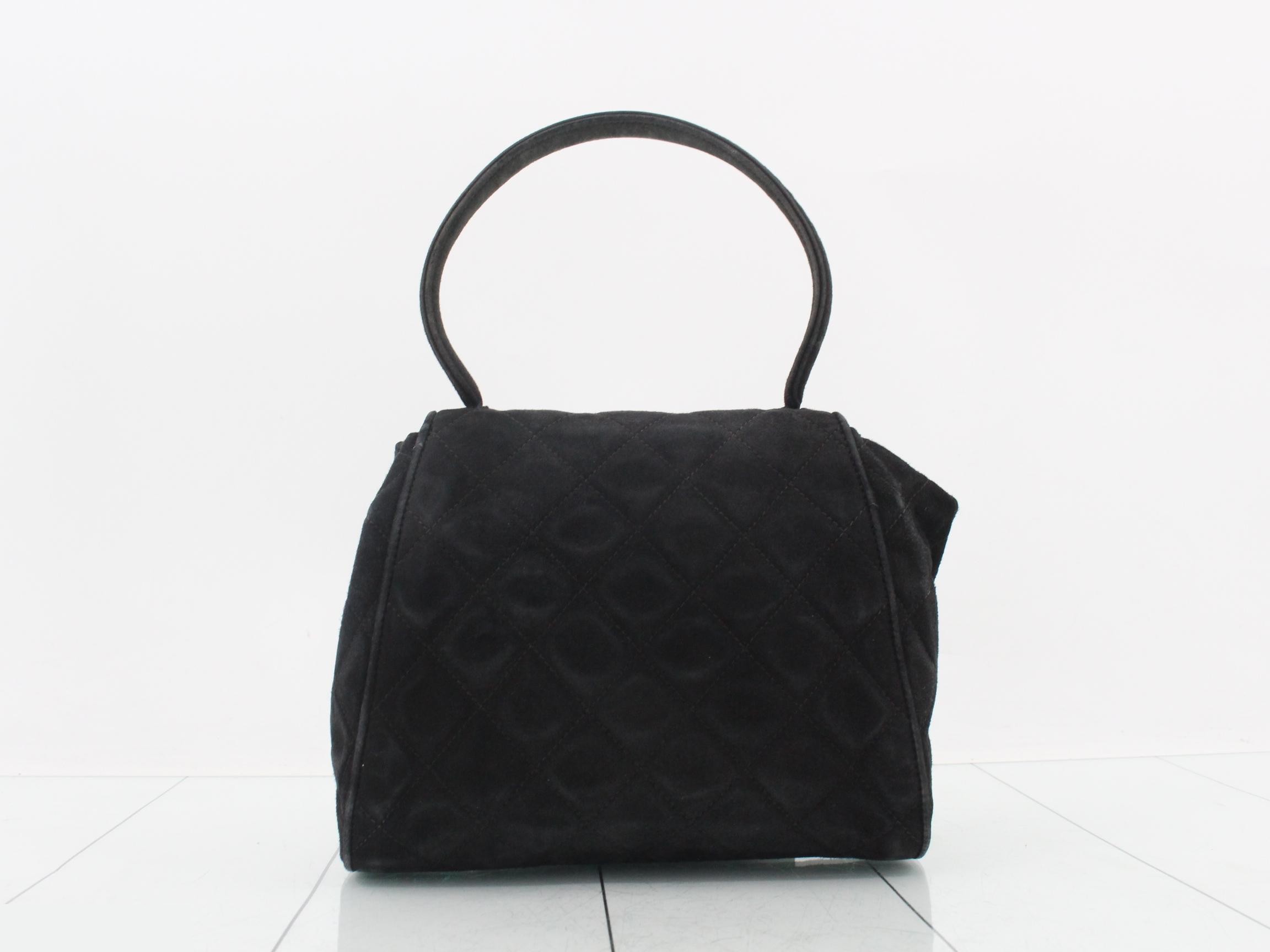 Suede Kelly handbag — view 2