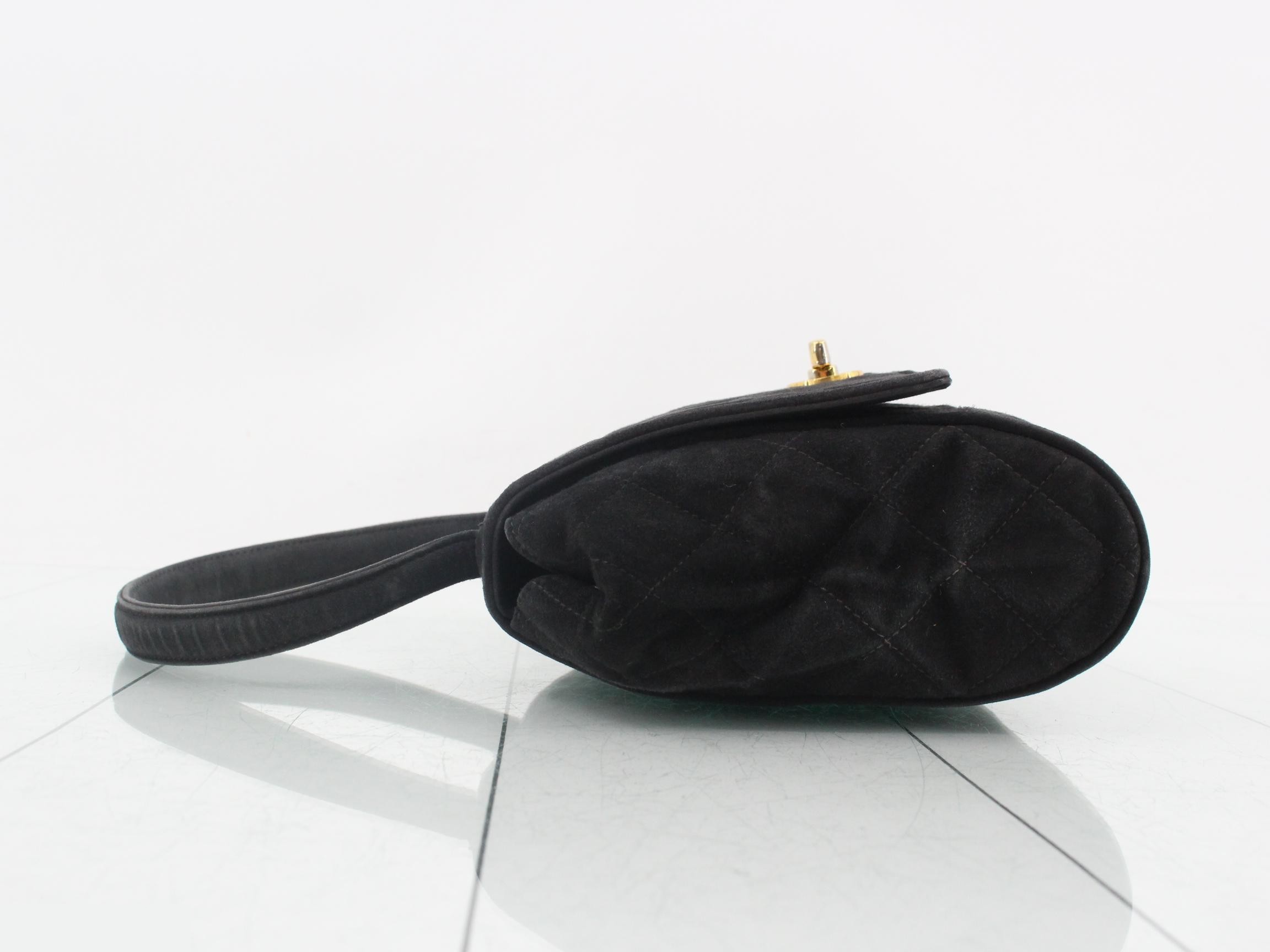 Suede Kelly handbag — view 4