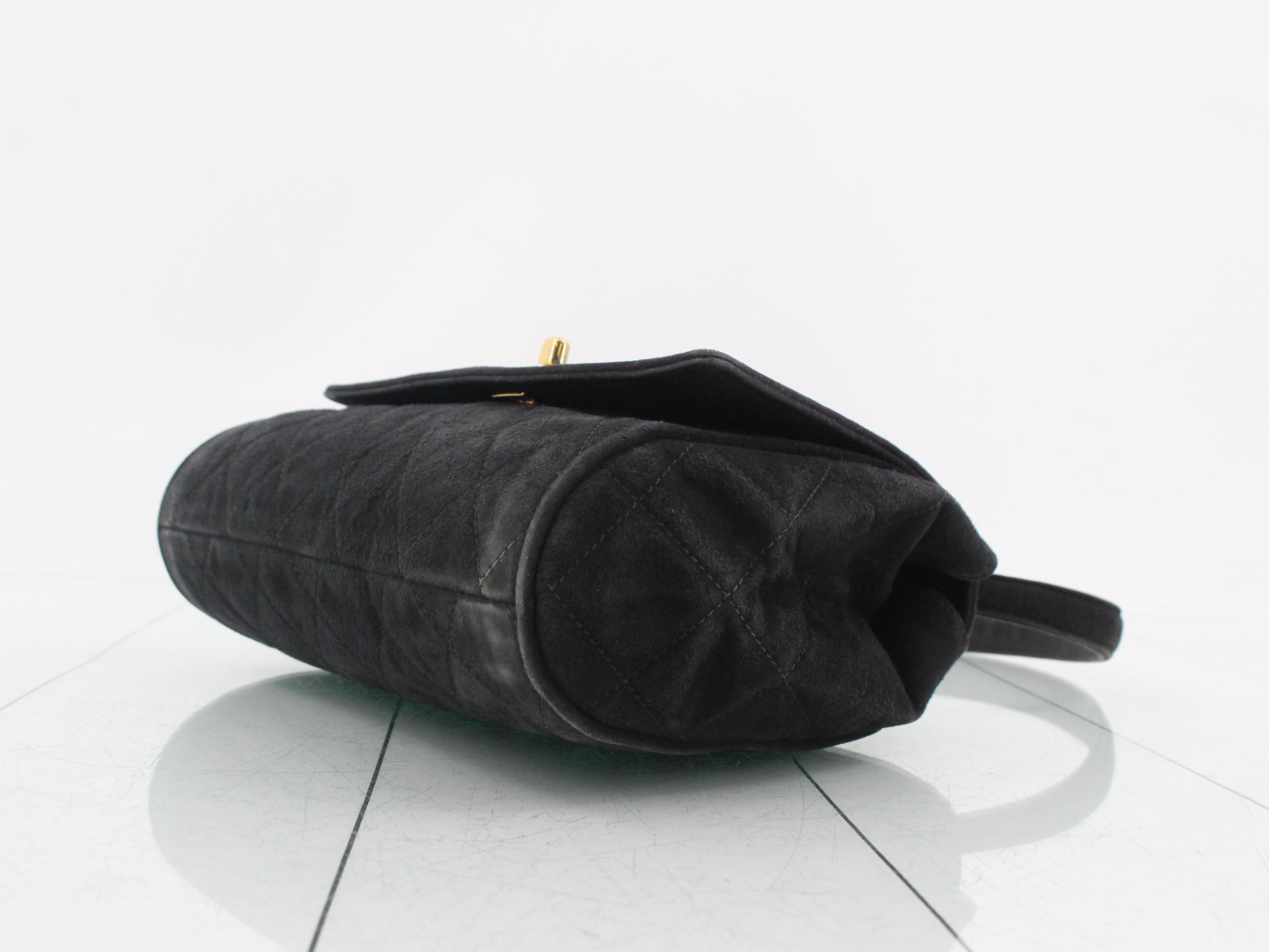 Suede Kelly handbag — view 6