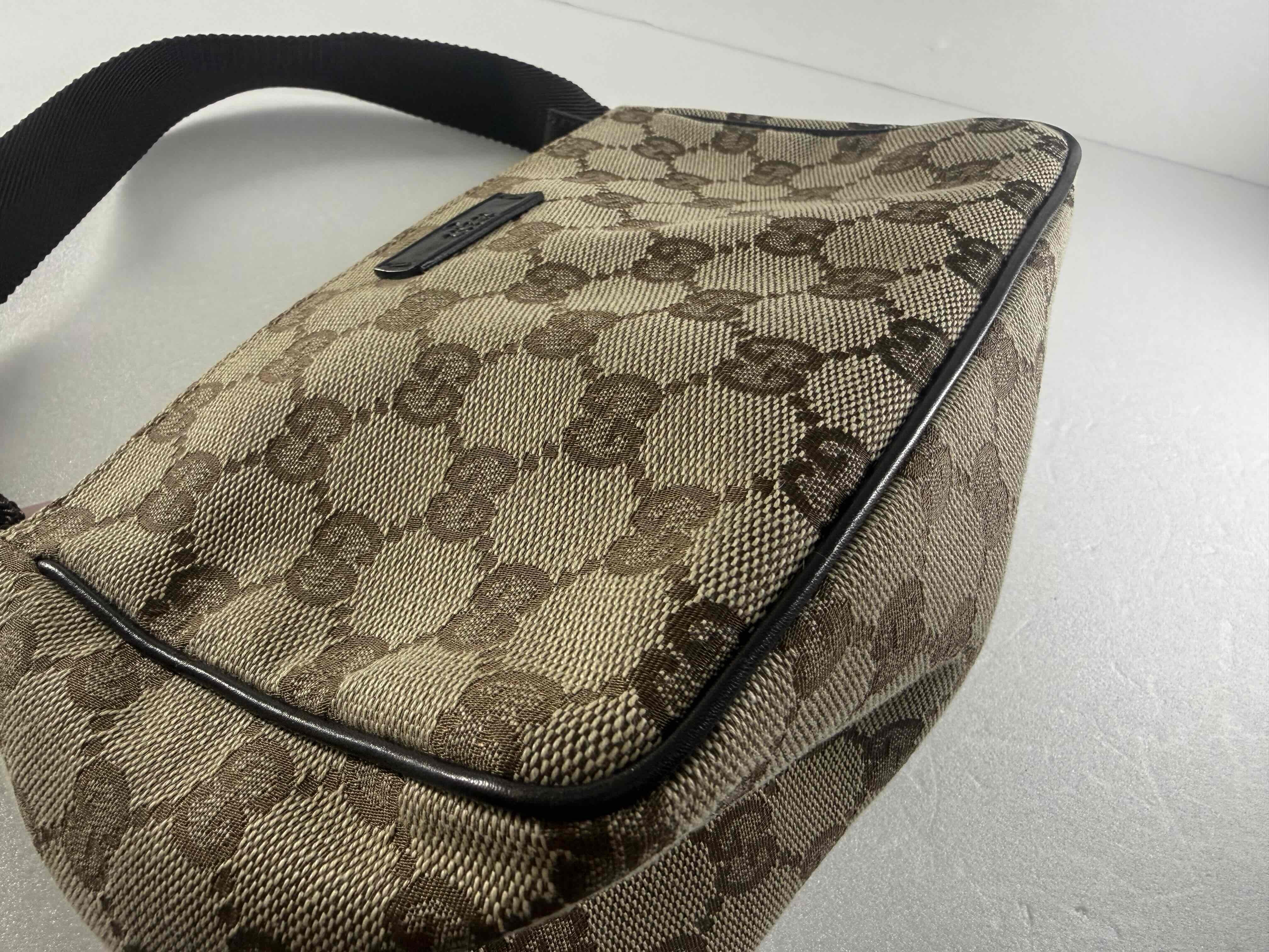 GG Canvas Handbag, Beige — view 3
