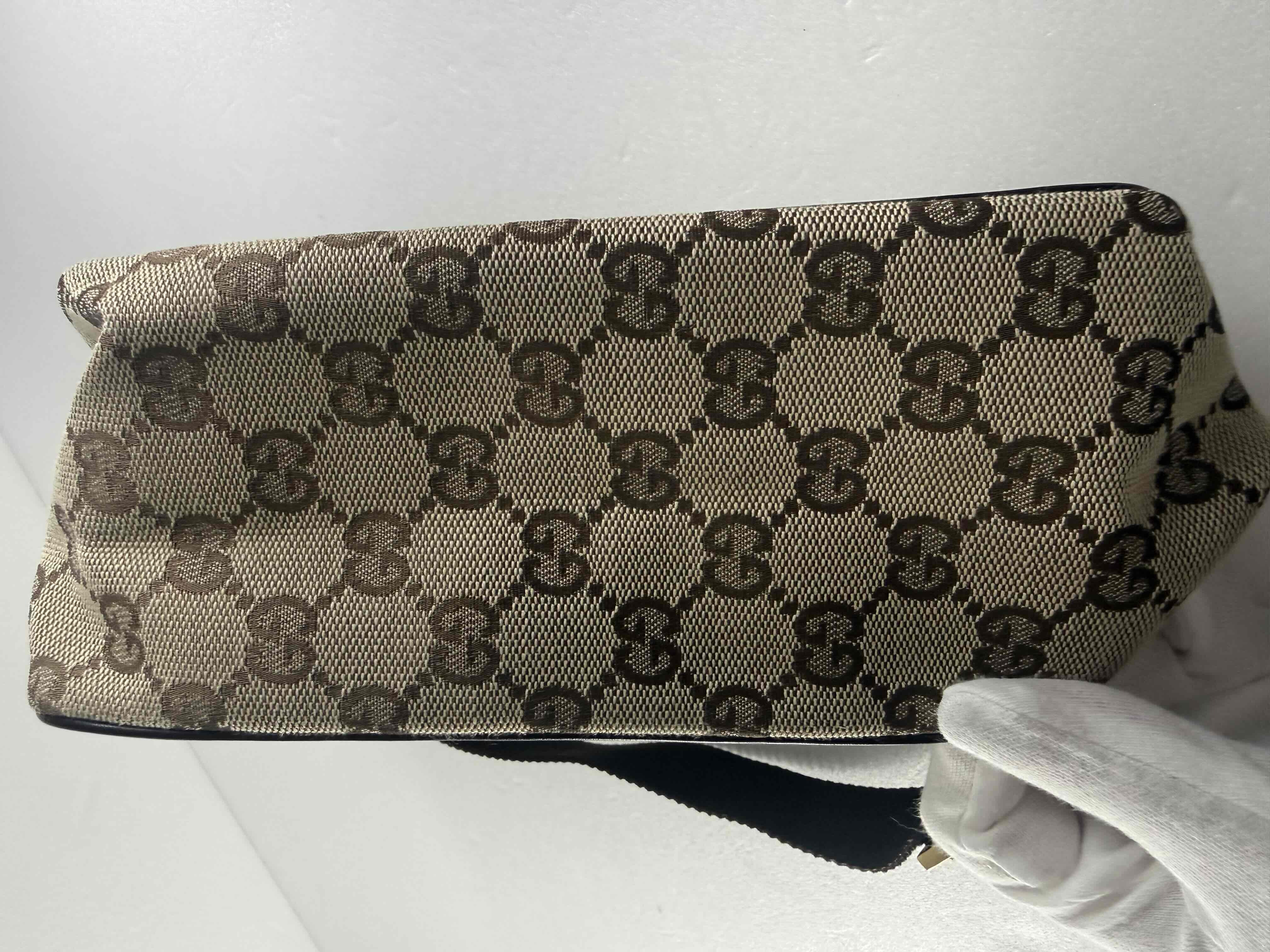 GG Canvas Handbag, Beige — view 5
