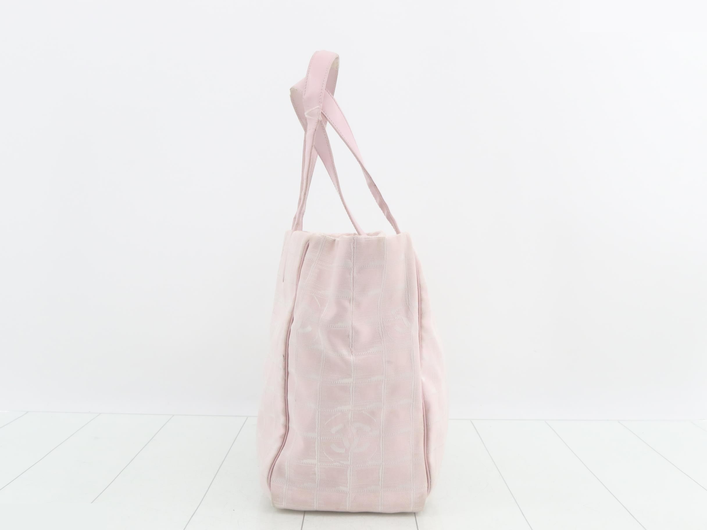 New Travel Line Tote Bag (Pink) — view 3