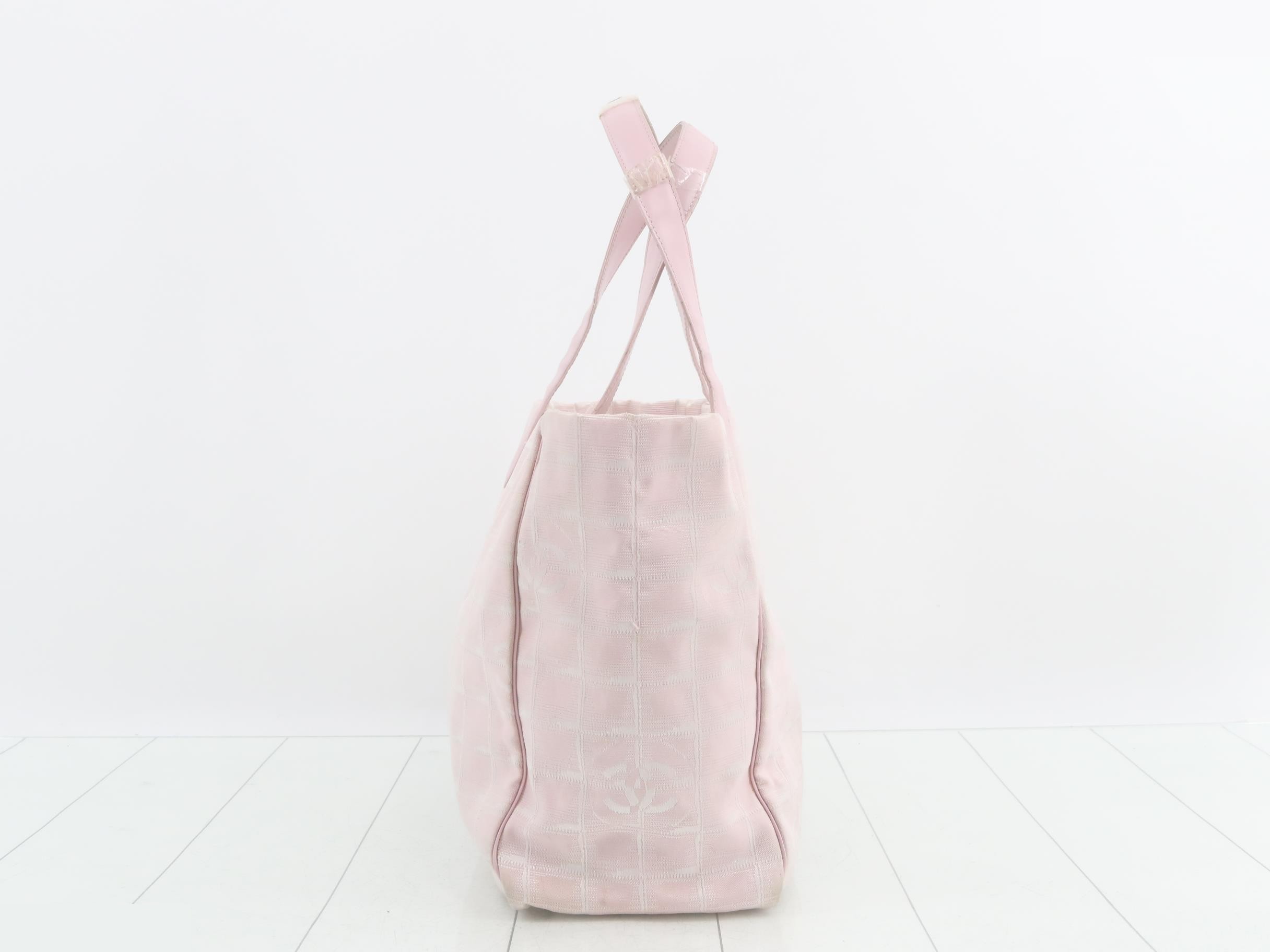 New Travel Line Tote Bag (Pink) — view 4