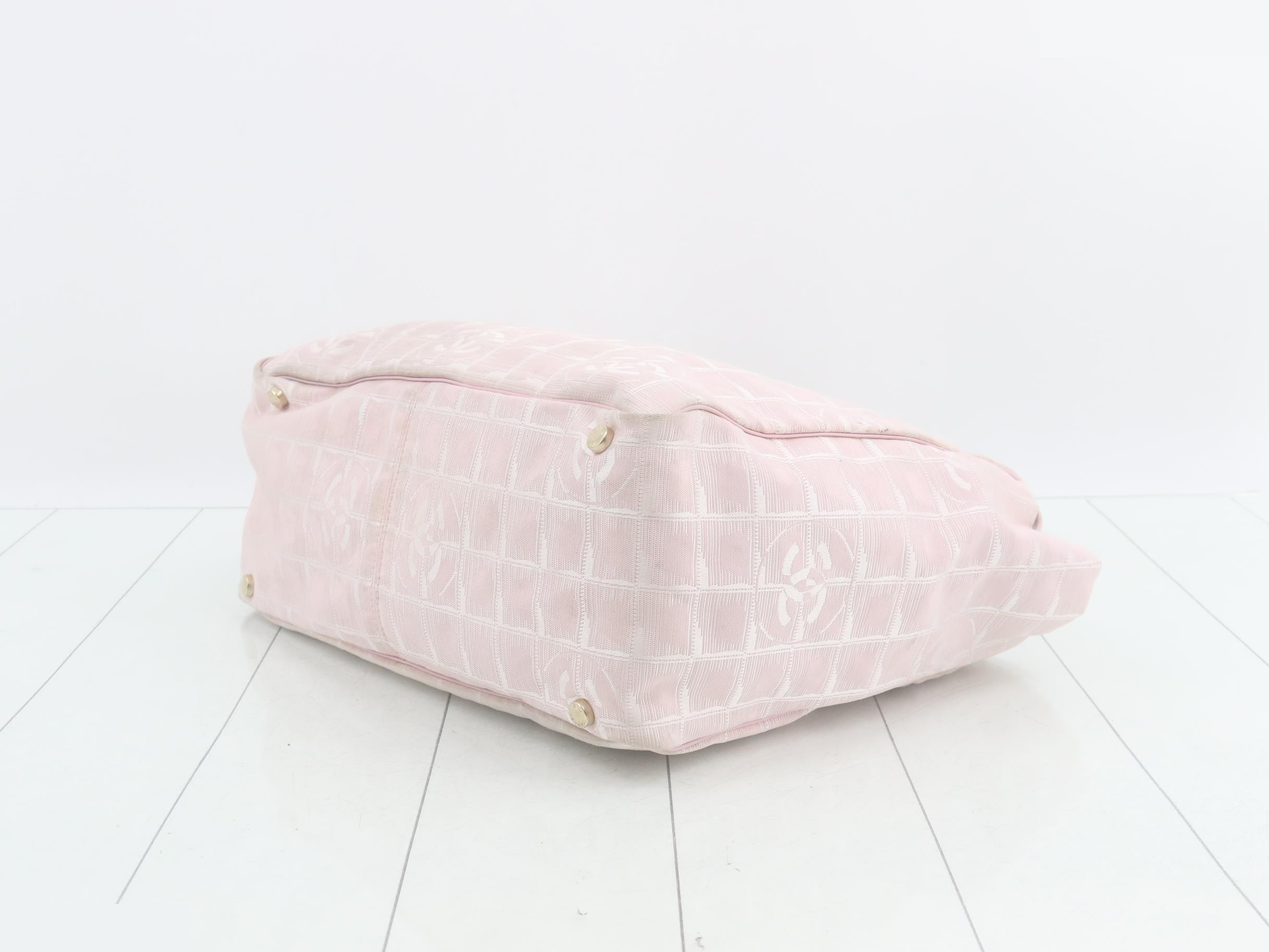 New Travel Line Tote Bag (Pink) — view 6