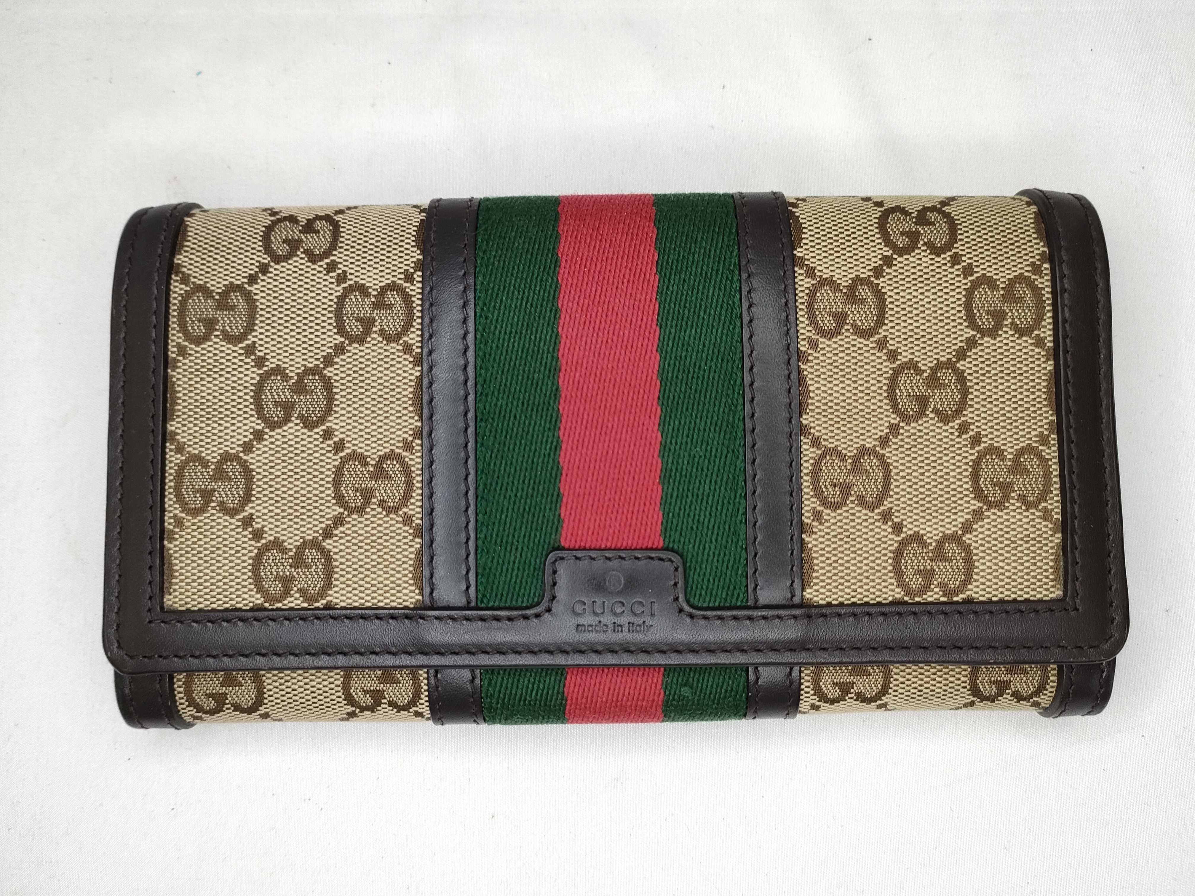 GG Canvas Sherry Line GG Canvas Long Wallet 409440 Wallet