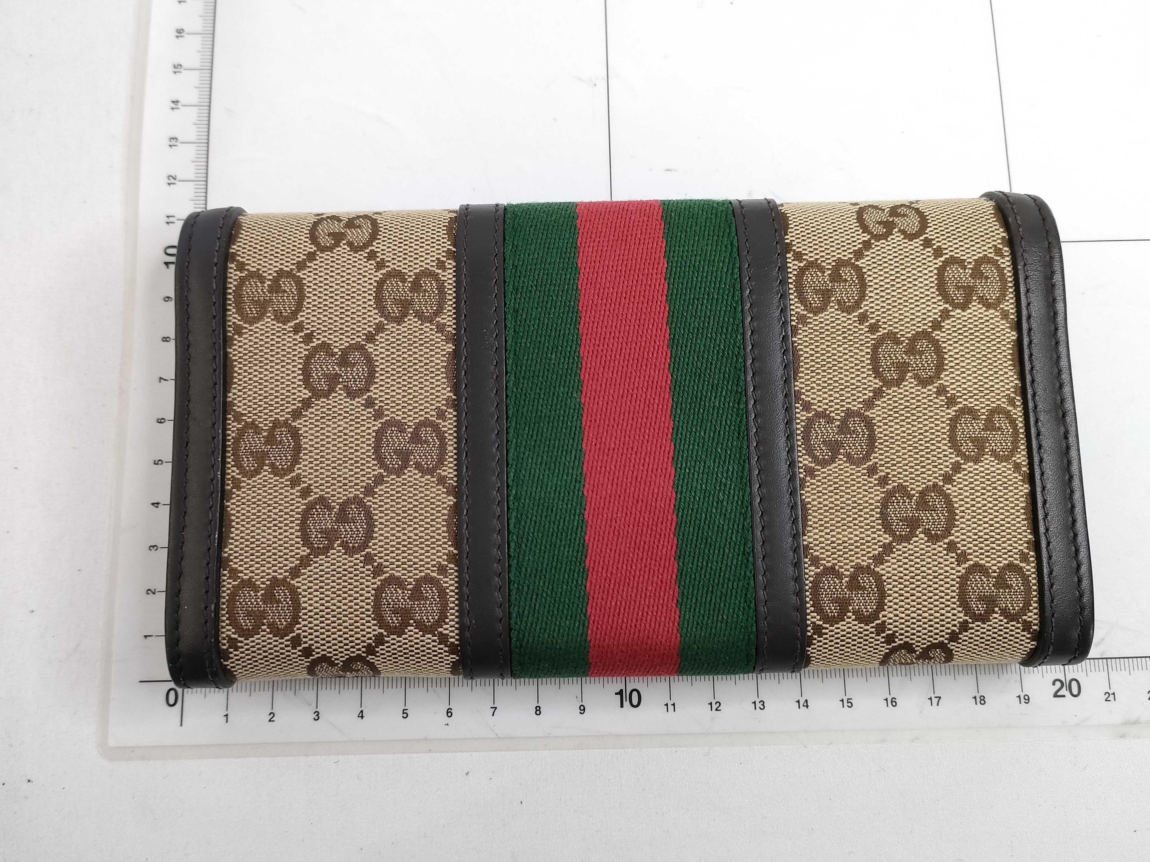 GG Canvas Sherry Line GG Canvas Long Wallet 409440 Wallet — view 2