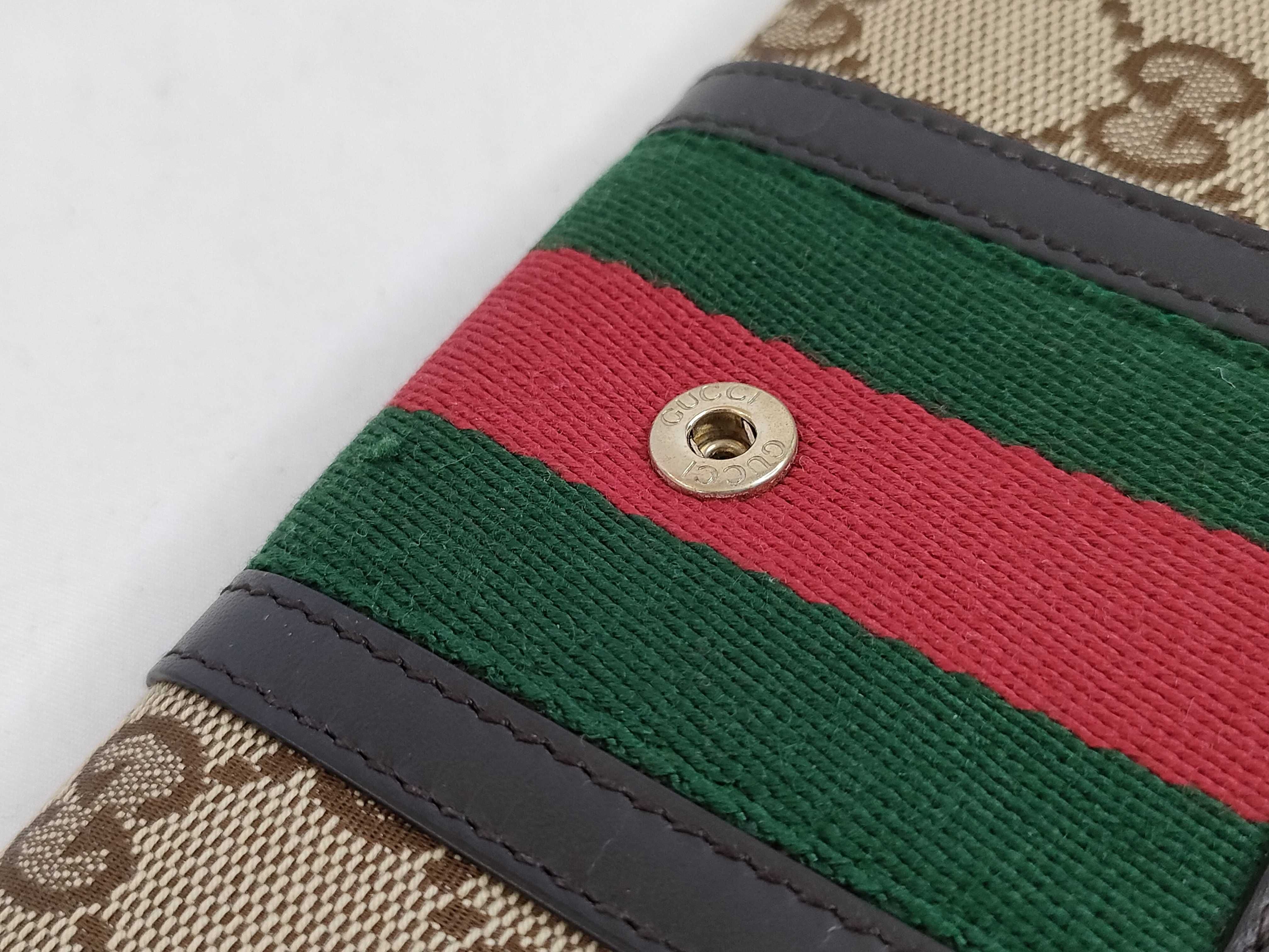 GG Canvas Sherry Line GG Canvas Long Wallet 409440 Wallet — view 15