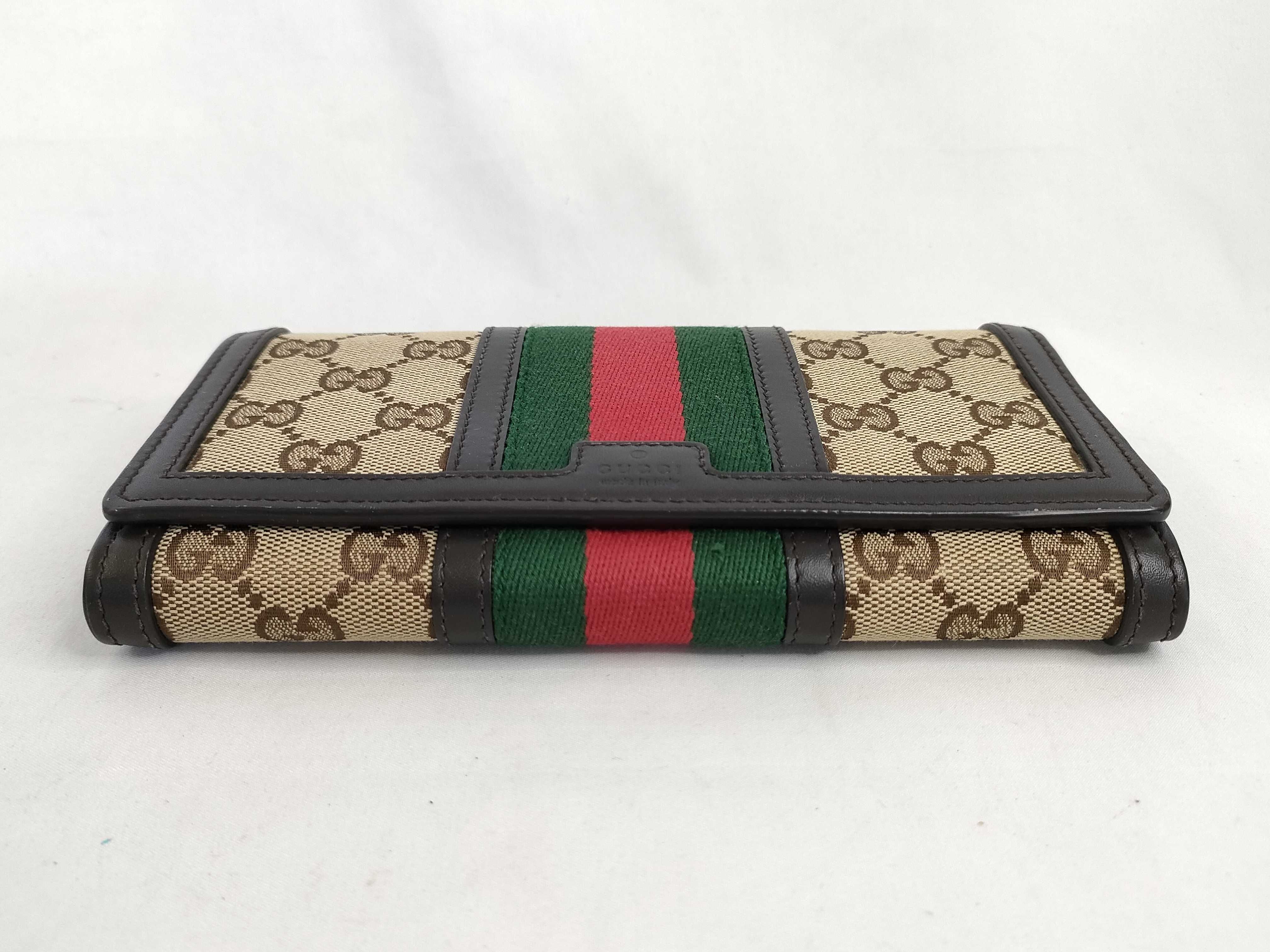 GG Canvas Sherry Line GG Canvas Long Wallet 409440 Wallet — view 4