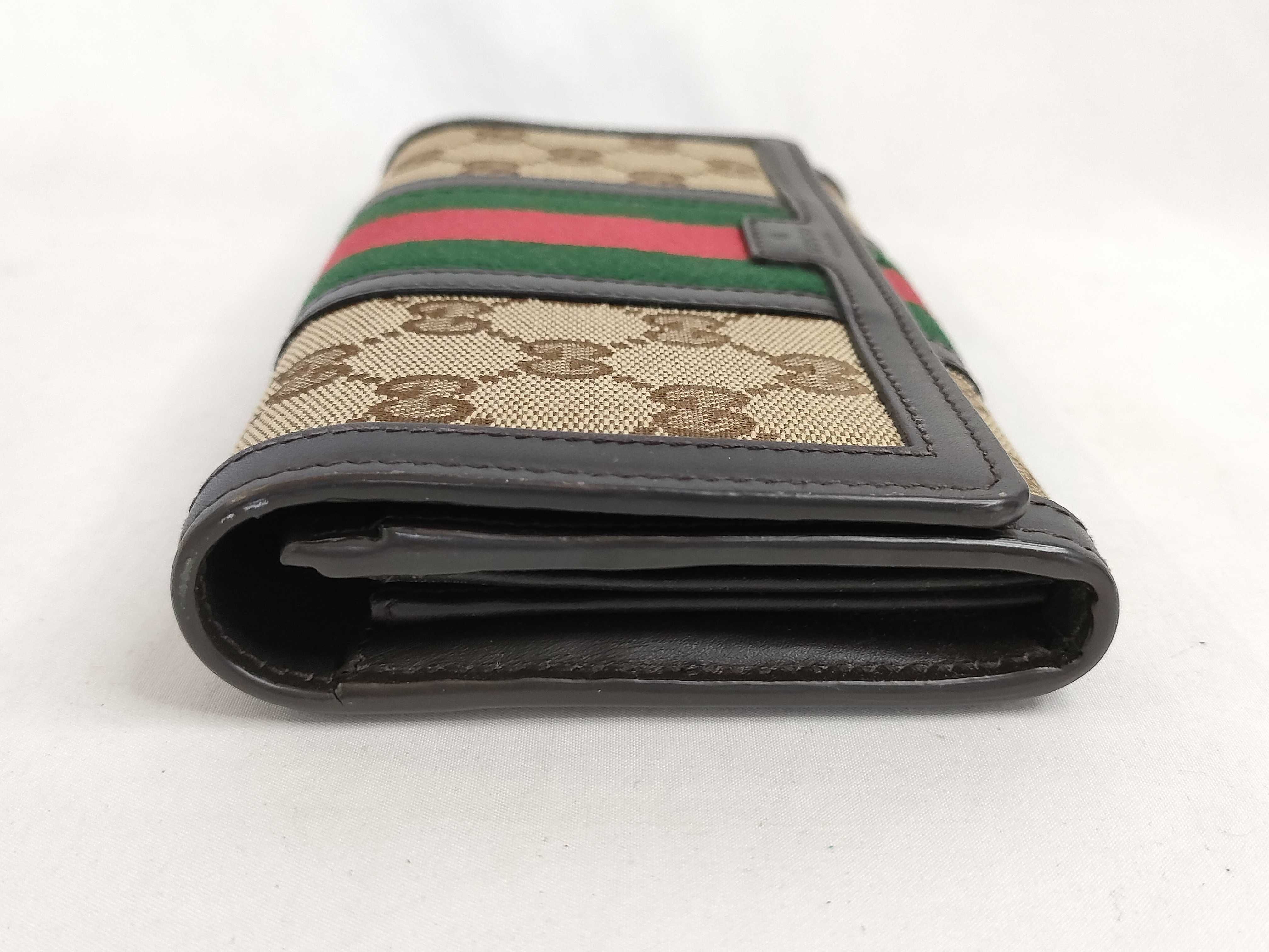 GG Canvas Sherry Line GG Canvas Long Wallet 409440 Wallet — view 5