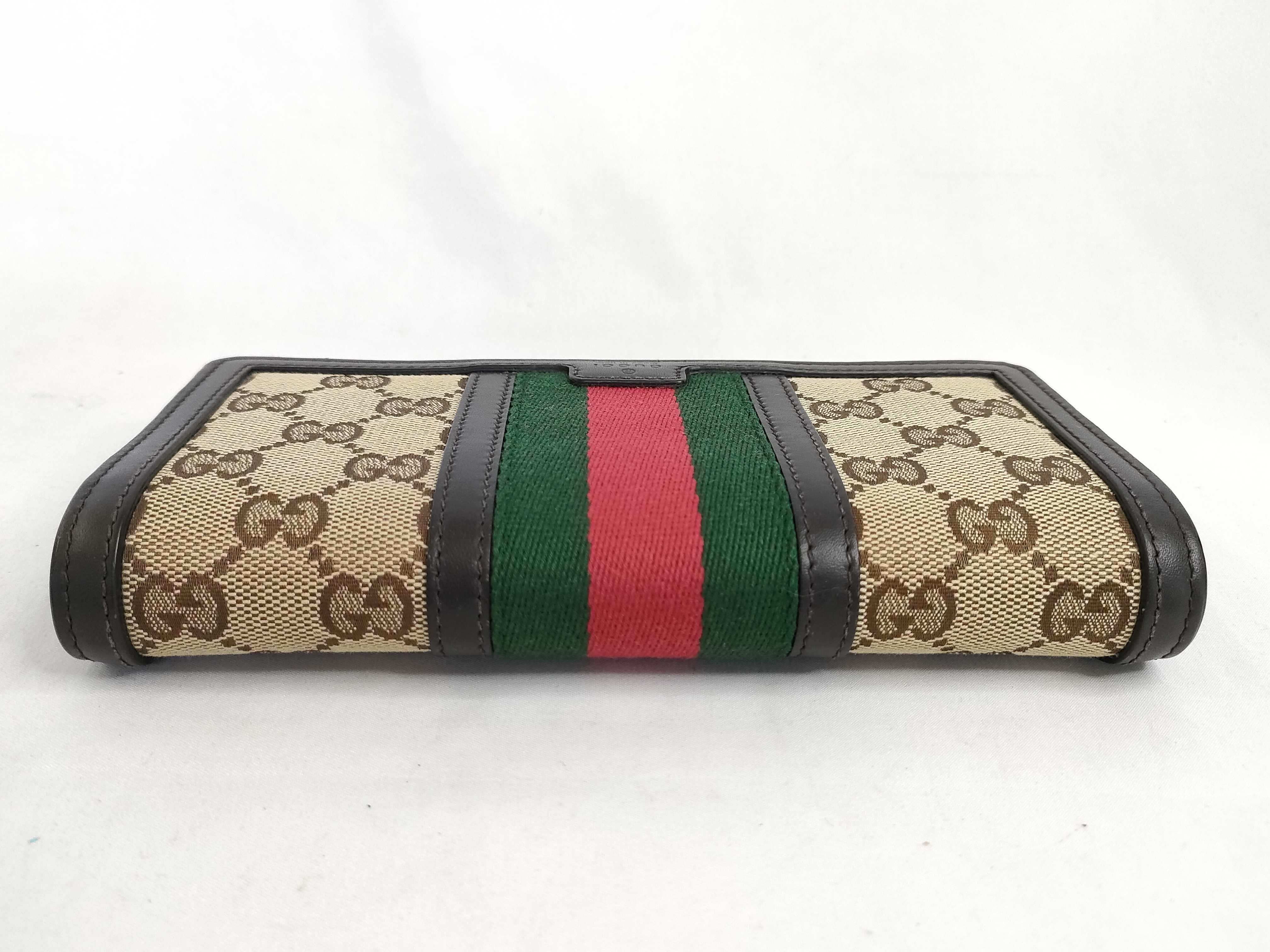 GG Canvas Sherry Line GG Canvas Long Wallet 409440 Wallet — view 6