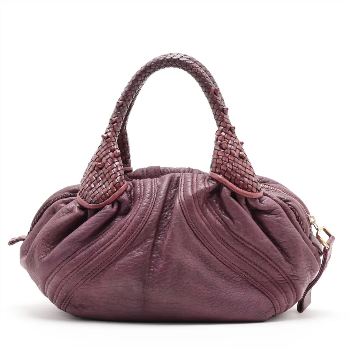 Spy Bag Leather Handbag Purple 8BL078 — view 2