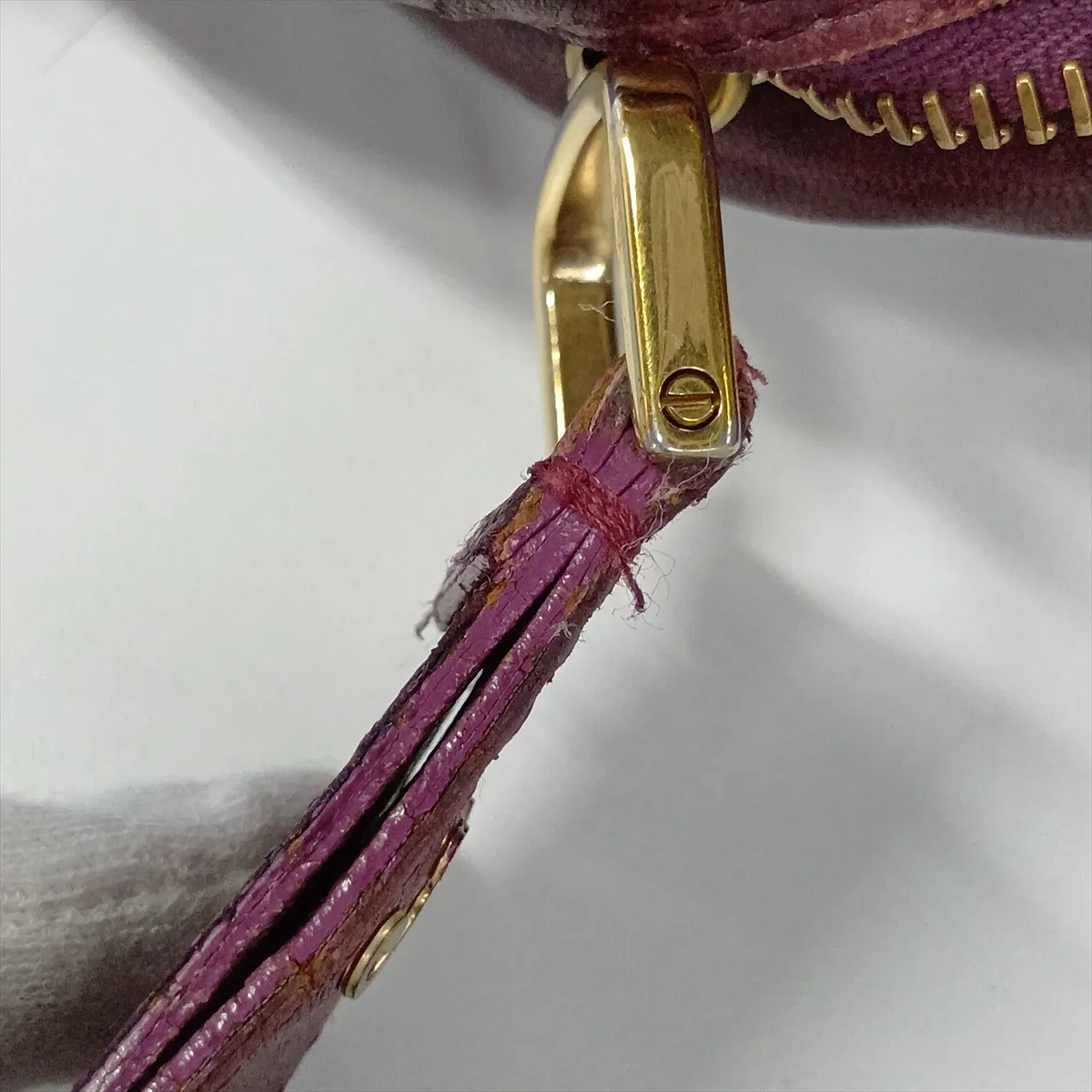 Spy Bag Leather Handbag Purple 8BL078 — view 12