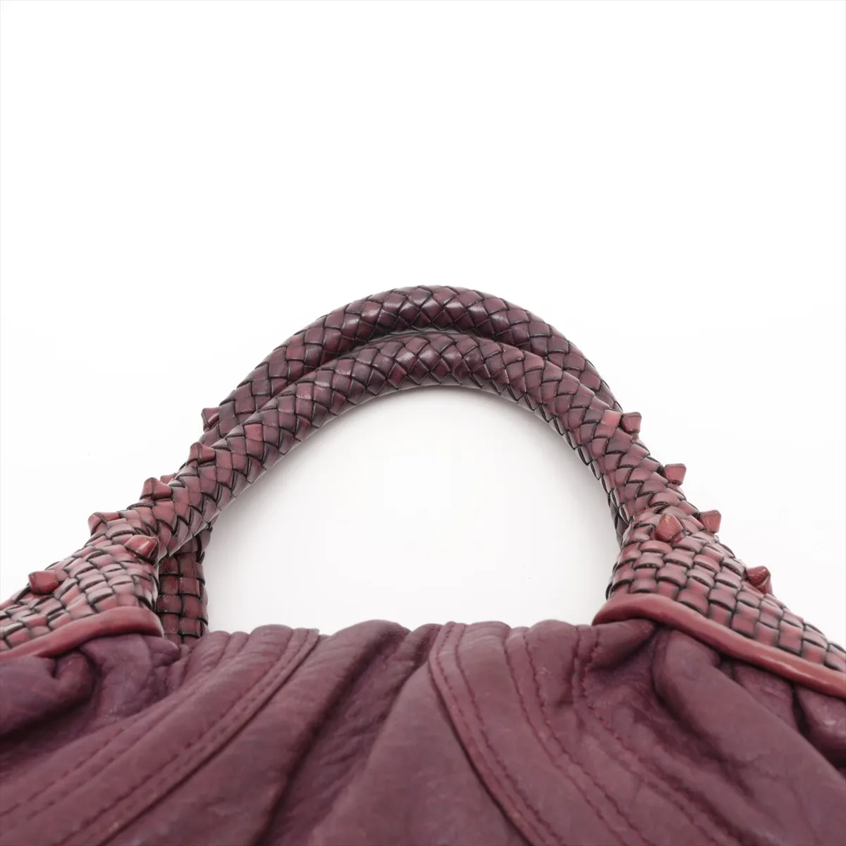 Spy Bag Leather Handbag Purple 8BL078 — view 6