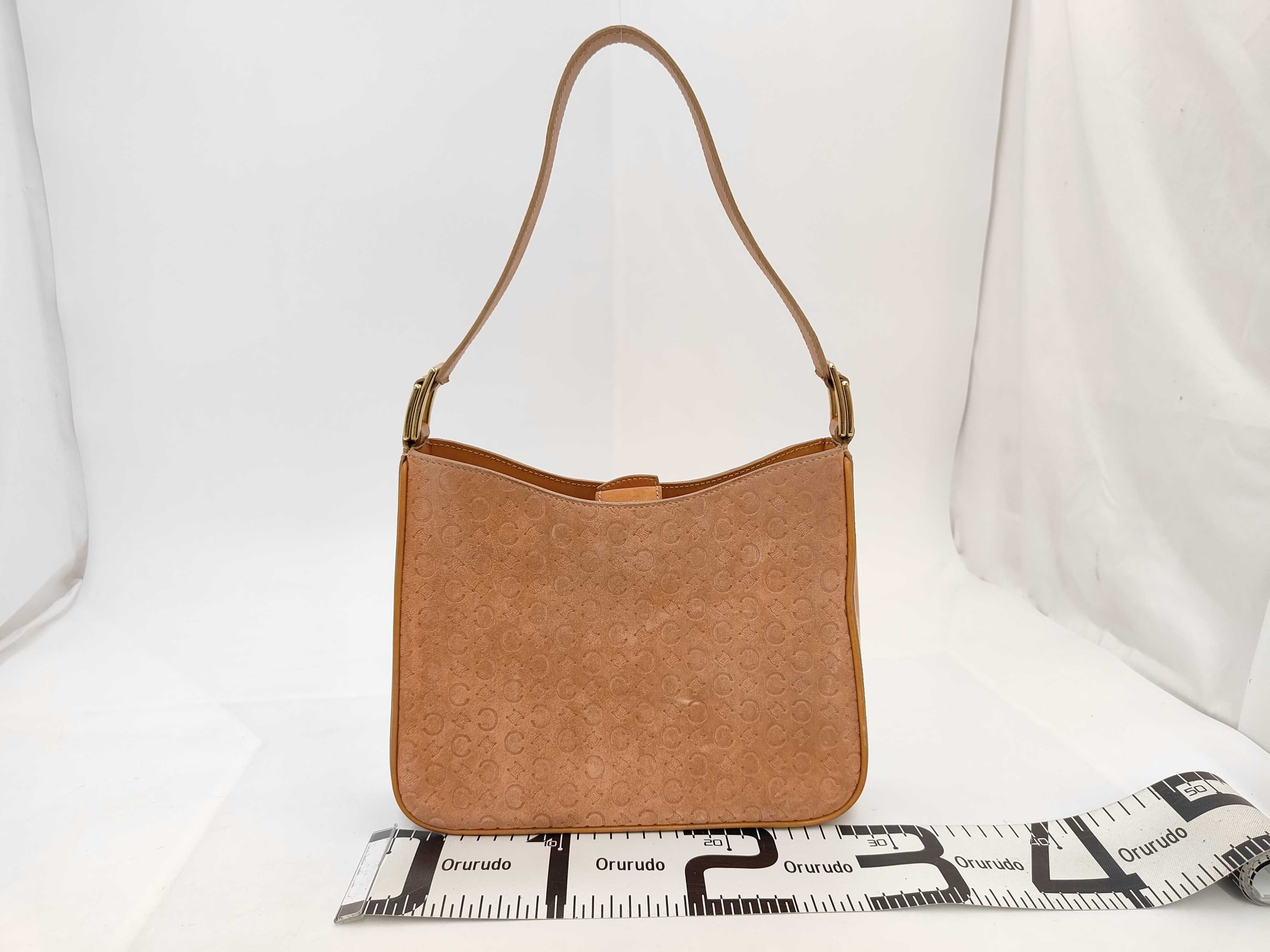C Macadam Suede Shoulder Bag — view 2