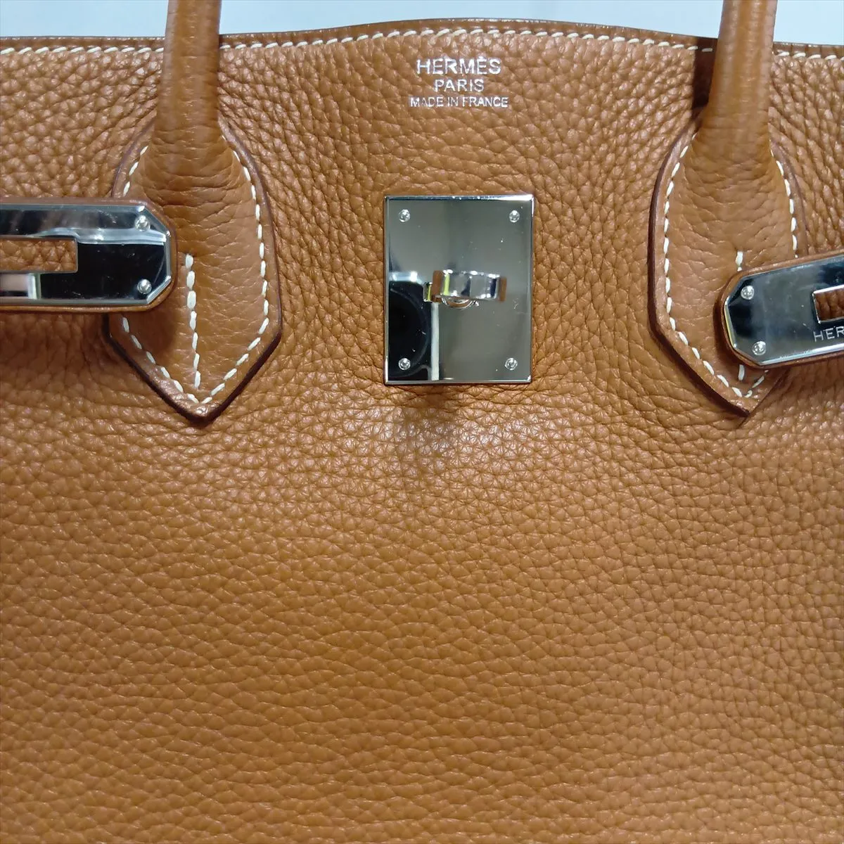 [Individually packaged] Hermes Birkin 30 Letournée Taurillon Clemence Gold Silver Hardware M: 2009 — view 15